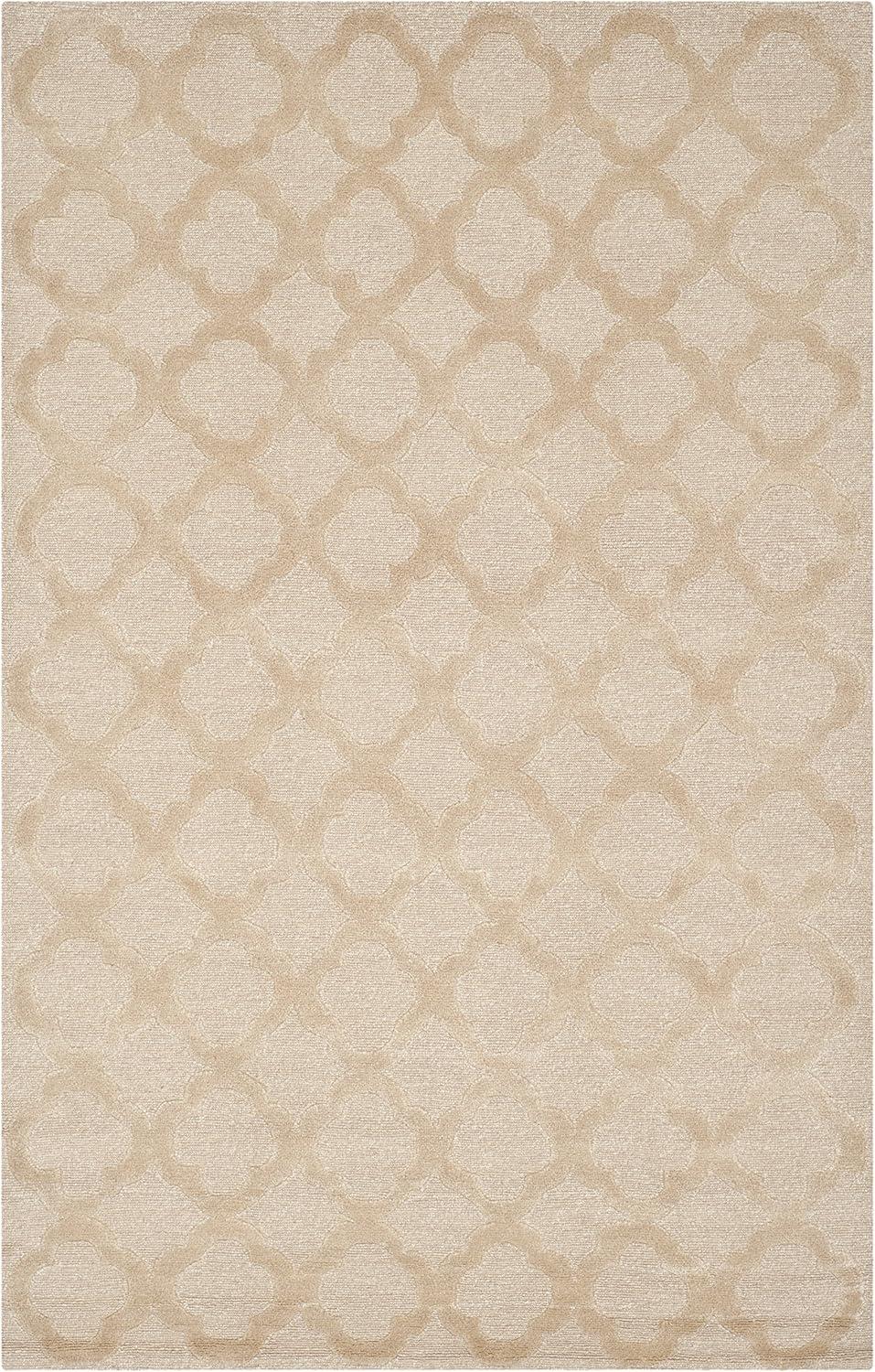 imageMartha Stewart x SAFAVIEH Area Rug Collection 79 x 99 Curry Handmade Silk amp Wool Ideal for Living Room Bedroom Office Dining Space MSR5368ASalmon