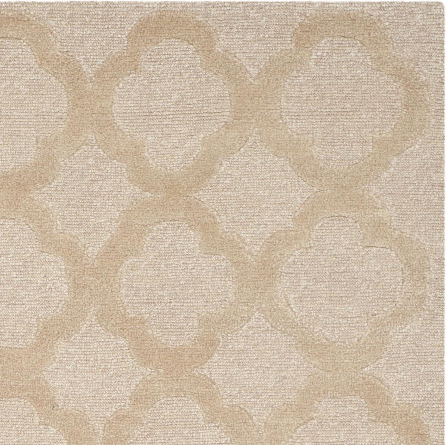 imageMartha Stewart x SAFAVIEH Area Rug Collection 79 x 99 Curry Handmade Silk amp Wool Ideal for Living Room Bedroom Office Dining Space MSR5368ASalmon