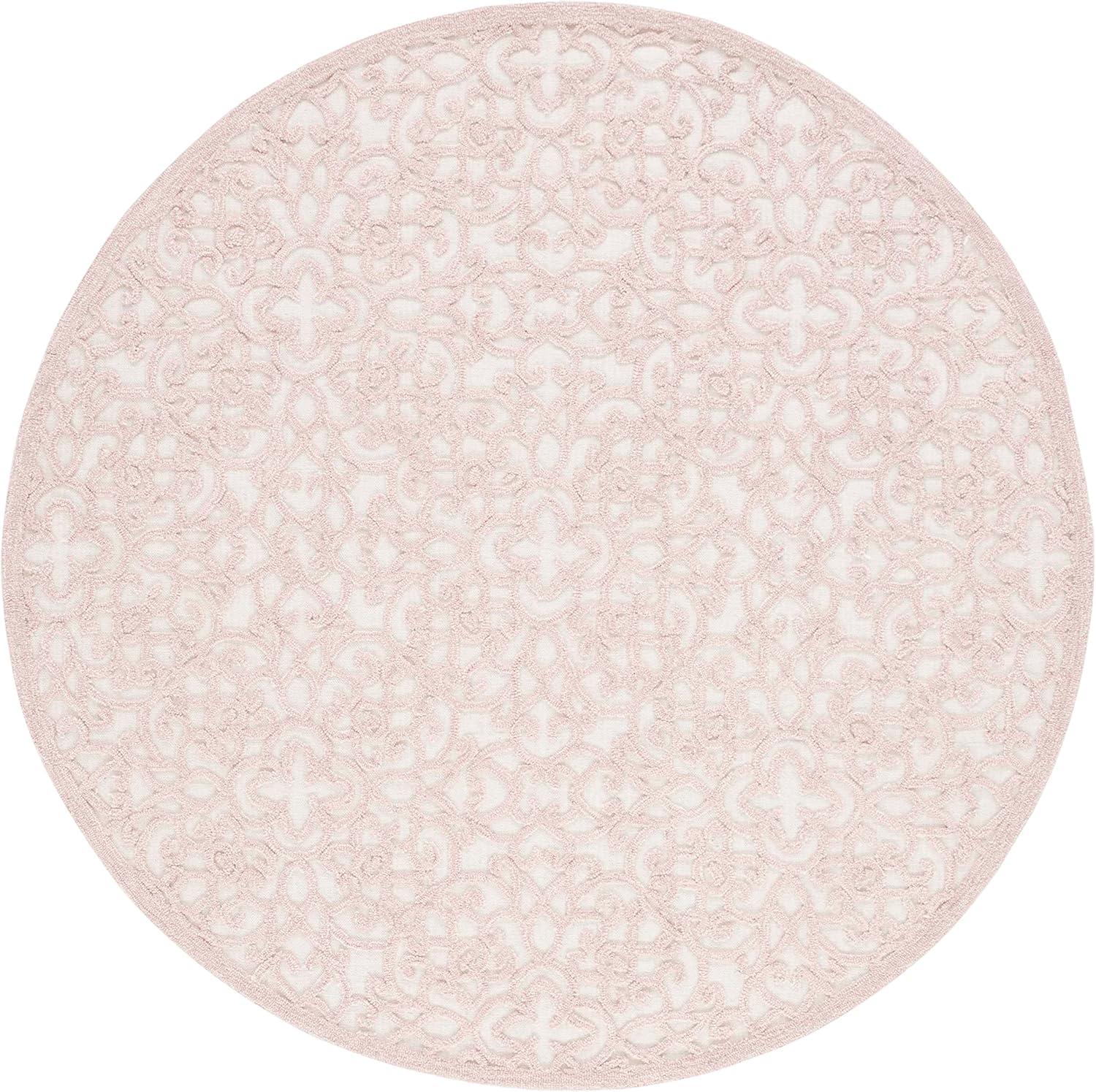 imageMartha Stewart x SAFAVIEH Area Rug Collection 8 x 10 Blue amp Ivory Handmade Wool Ideal for Living Room Bedroom Office Dining Space MSR3513BIvoryPink