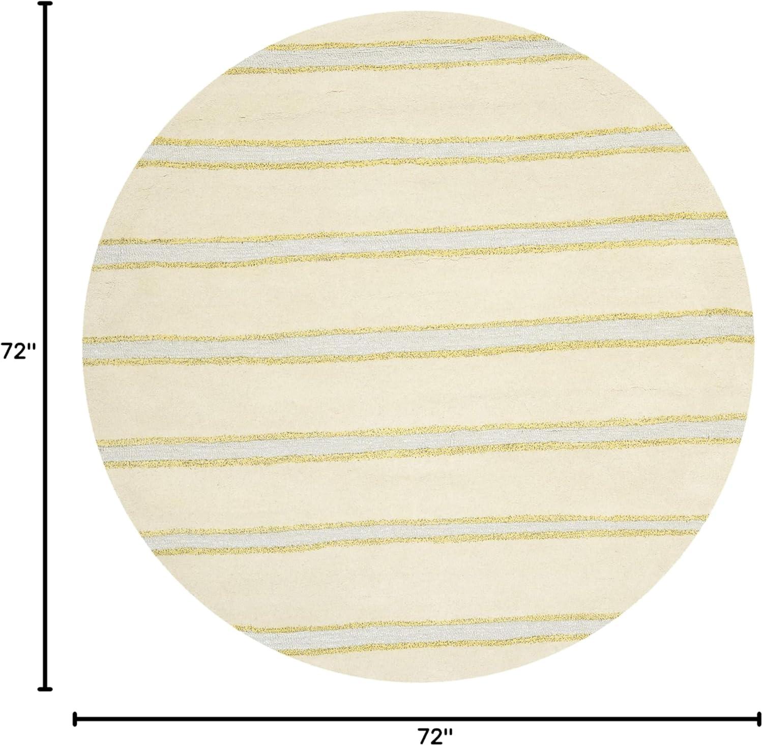 imageMartha Stewart x SAFAVIEH Area Rug Collection 8 x 10 Buckwheat Flour Beige Handmade Wool amp Viscose Ideal for Living Room Bedroom Office Dining Space MSR3617AWheat Beige