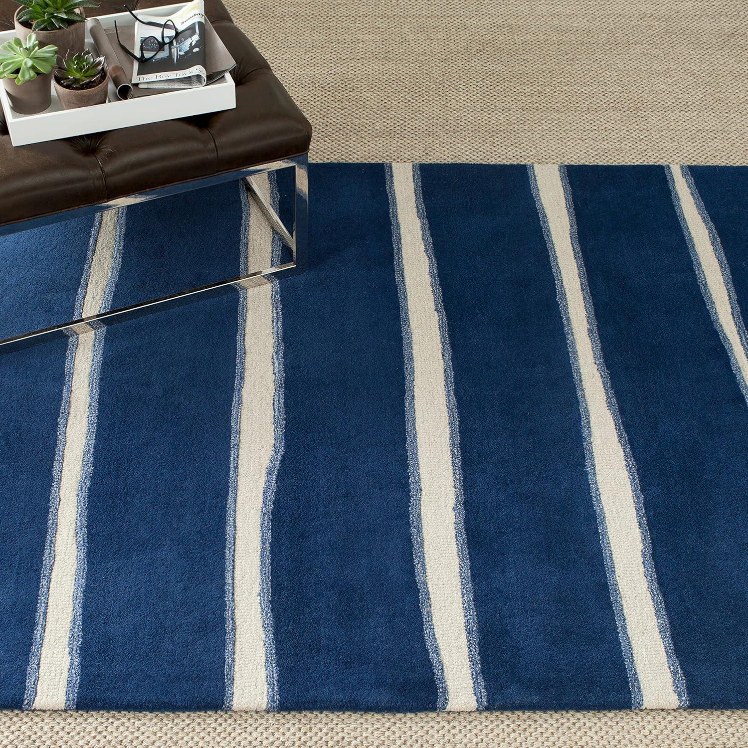 imageMartha Stewart x SAFAVIEH Area Rug Collection 8 x 10 Buckwheat Flour Beige Handmade Wool amp Viscose Ideal for Living Room Bedroom Office Dining Space MSR3617AWheat Beige