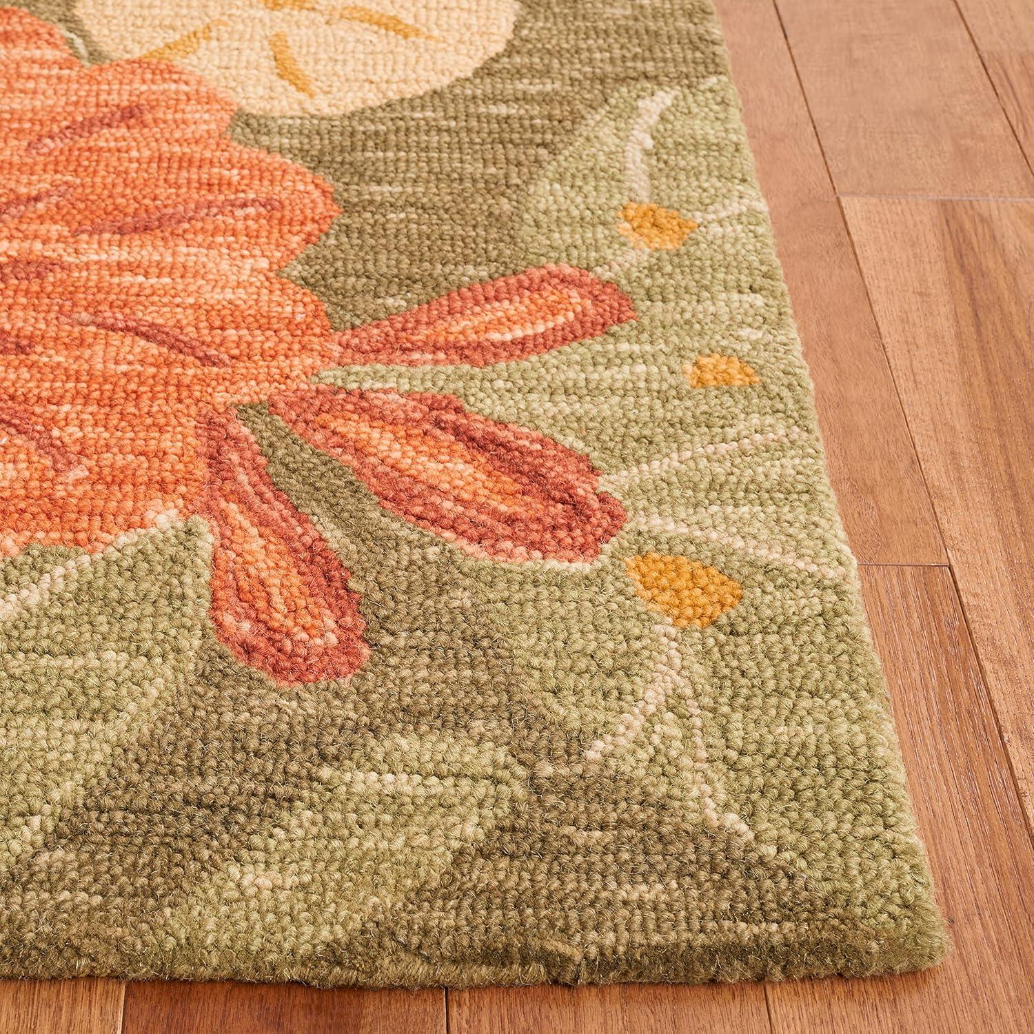 imageMartha Stewart x SAFAVIEH Area Rug Collection 8 x 10 Ivory Handmade Wool Ideal for Living Room Bedroom Office Dining Space MSR4871APup Tent
