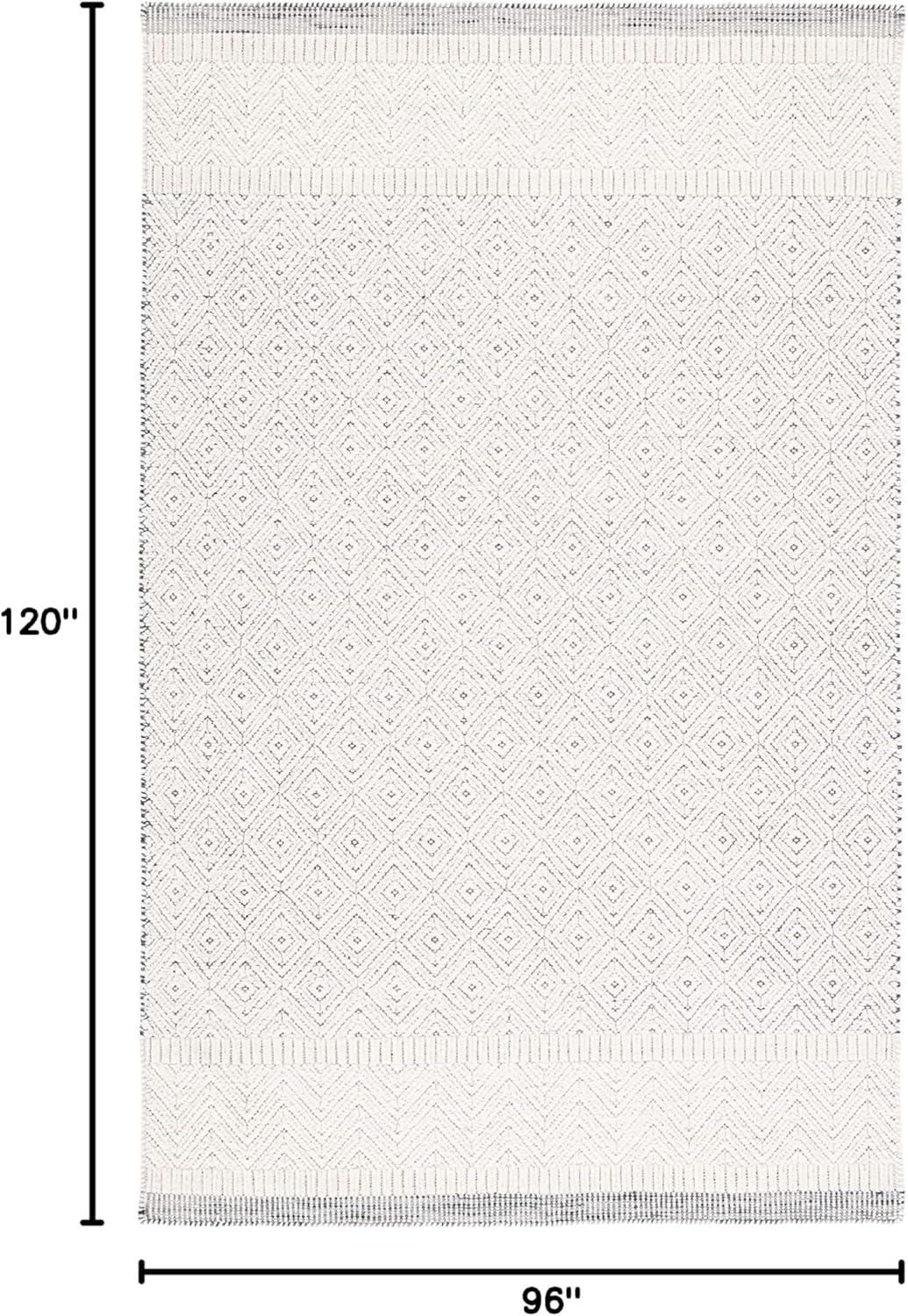 imageMartha Stewart x SAFAVIEH Area Rug Collection 8 x 10 Ivory Handmade Wool Ideal for Living Room Bedroom Office Dining Space MSR9605AIvory