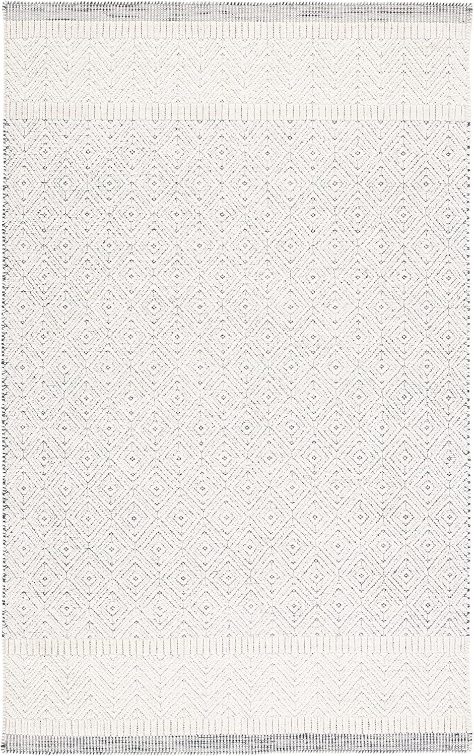 imageMartha Stewart x SAFAVIEH Area Rug Collection 8 x 10 Ivory Handmade Wool Ideal for Living Room Bedroom Office Dining Space MSR9605AIvory