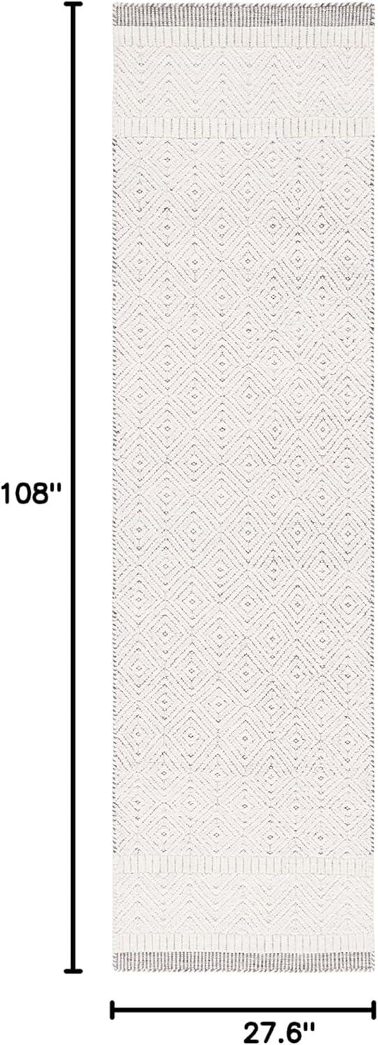 imageMartha Stewart x SAFAVIEH Area Rug Collection 8 x 10 Ivory Handmade Wool Ideal for Living Room Bedroom Office Dining Space MSR9605AIvory