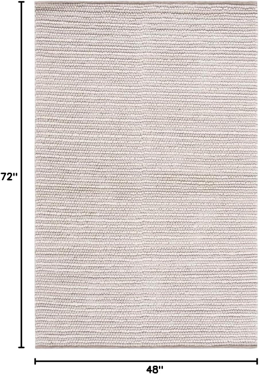 imageMartha Stewart x SAFAVIEH Area Rug Collection 8 x 10 Ivory amp Beige Handmade Wool Ideal for Living Room Bedroom Office Dining Space MSR9650BIvoryBeige