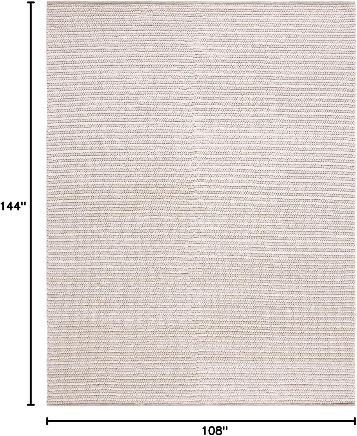 imageMartha Stewart x SAFAVIEH Area Rug Collection 8 x 10 Ivory amp Beige Handmade Wool Ideal for Living Room Bedroom Office Dining Space MSR9650BIvoryBeige