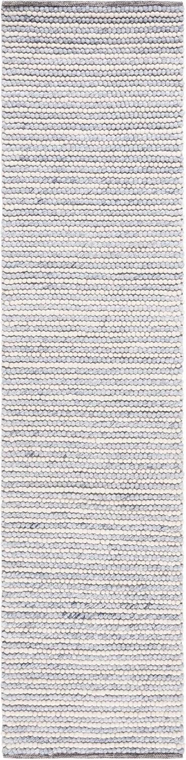 imageMartha Stewart x SAFAVIEH Area Rug Collection 8 x 10 Ivory amp Beige Handmade Wool Ideal for Living Room Bedroom Office Dining Space MSR9650BIvoryBlue
