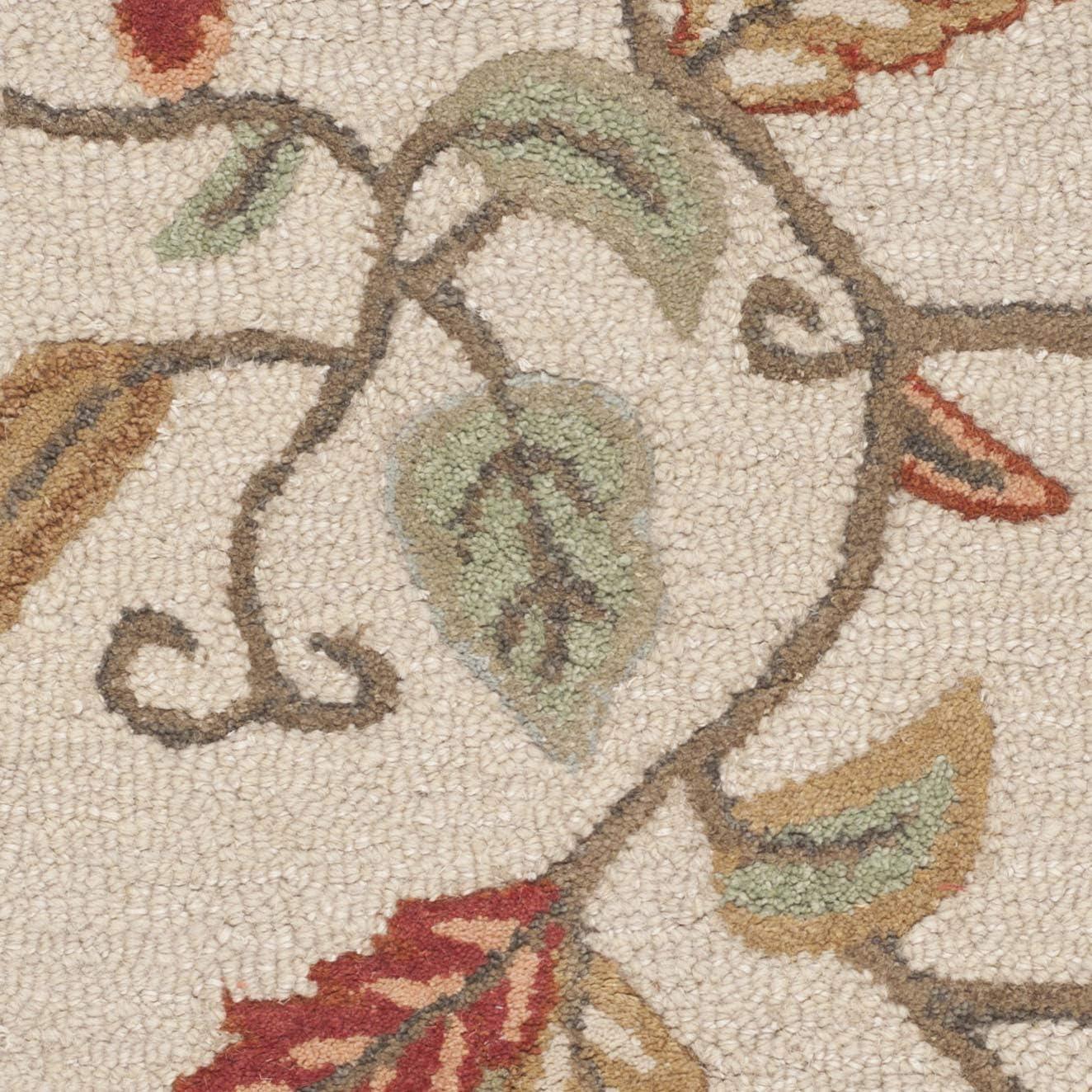imageMartha Stewart x SAFAVIEH Area Rug Collection 8 x 10 Persimmon Red Handmade Wool amp Viscose Ideal for Living Room Bedroom Office Dining Space MSR3611APersimmon Red