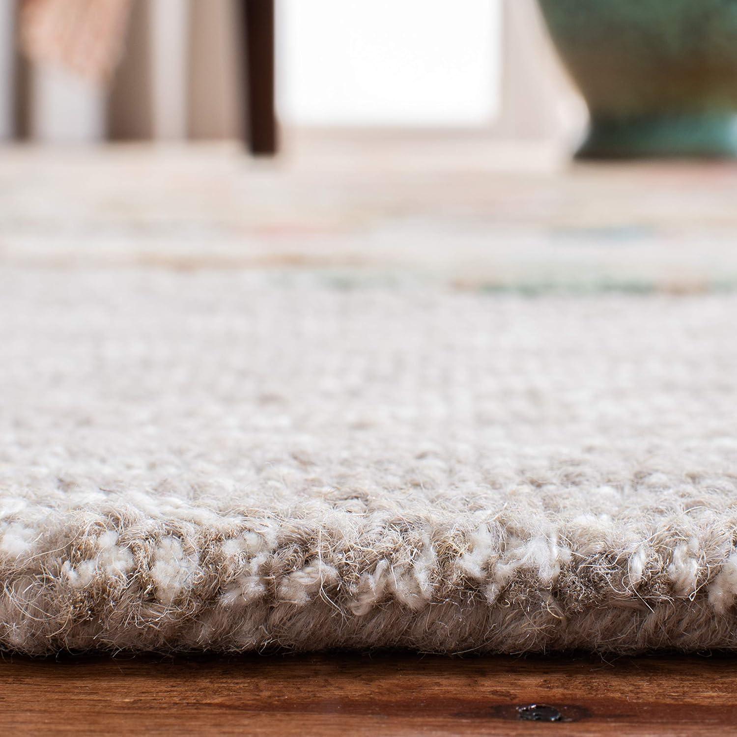 imageMartha Stewart x SAFAVIEH Area Rug Collection 8 x 10 Persimmon Red Handmade Wool amp Viscose Ideal for Living Room Bedroom Office Dining Space MSR3611APersimmon Red
