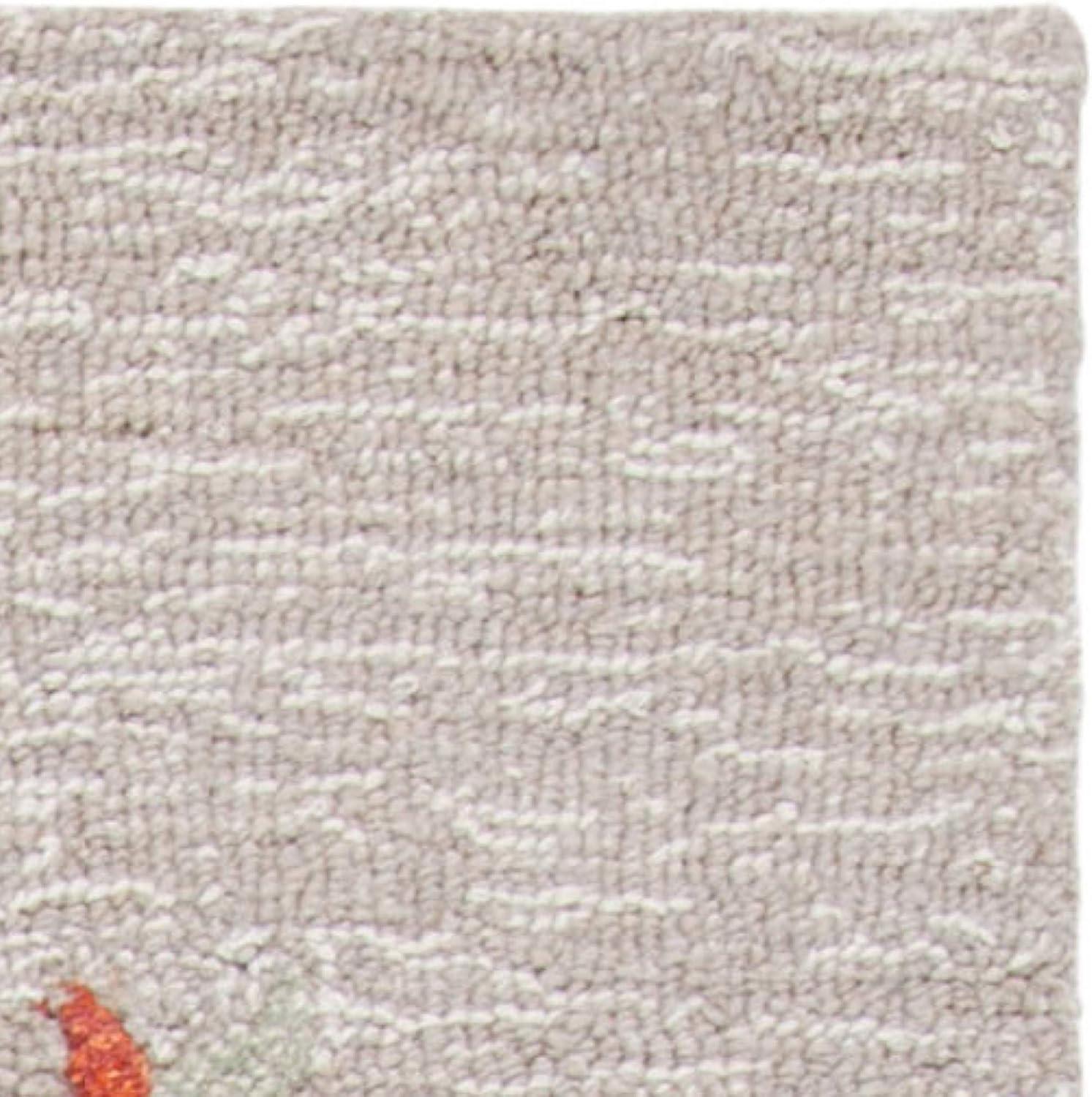 imageMartha Stewart x SAFAVIEH Area Rug Collection 8 x 10 Persimmon Red Handmade Wool amp Viscose Ideal for Living Room Bedroom Office Dining Space MSR3611APersimmon Red