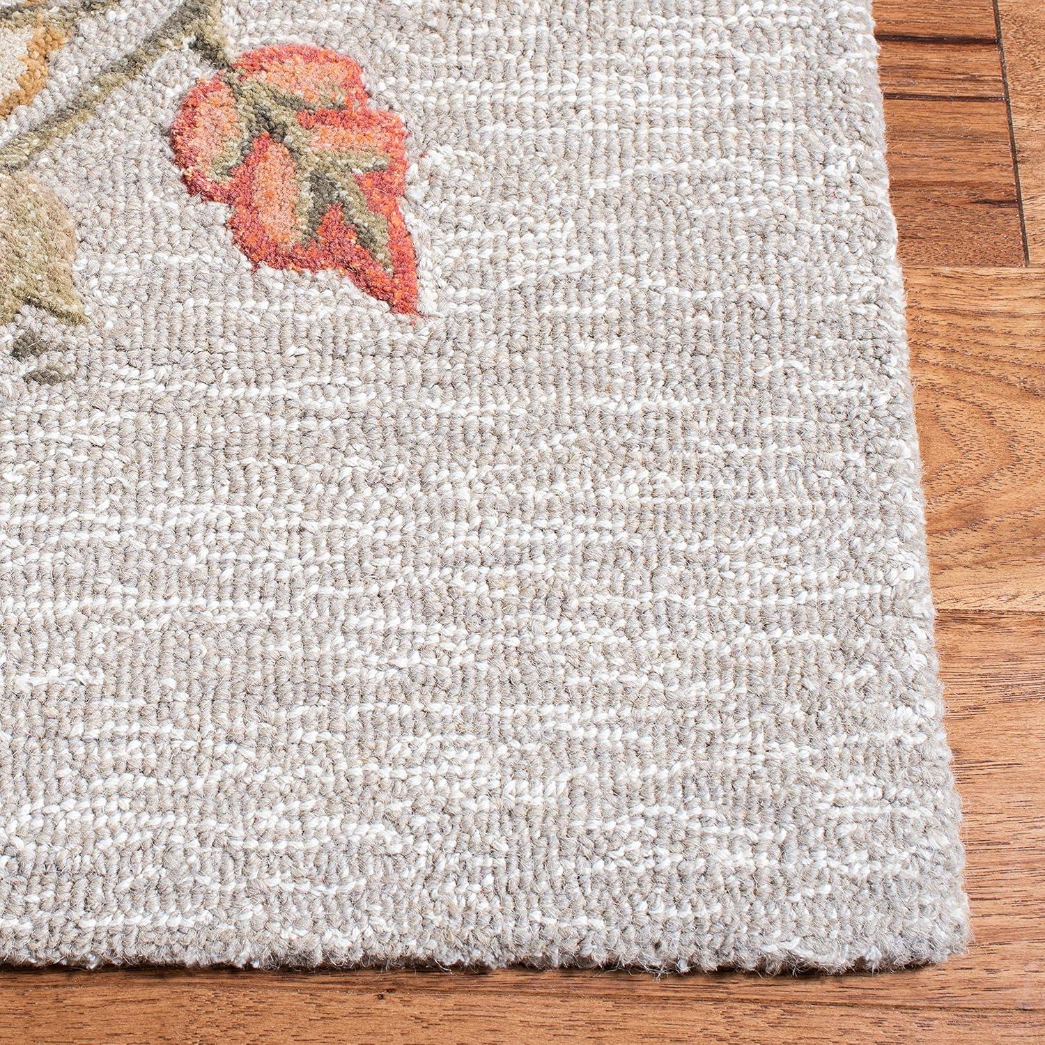 imageMartha Stewart x SAFAVIEH Area Rug Collection 8 x 10 Persimmon Red Handmade Wool amp Viscose Ideal for Living Room Bedroom Office Dining Space MSR3611APersimmon Red