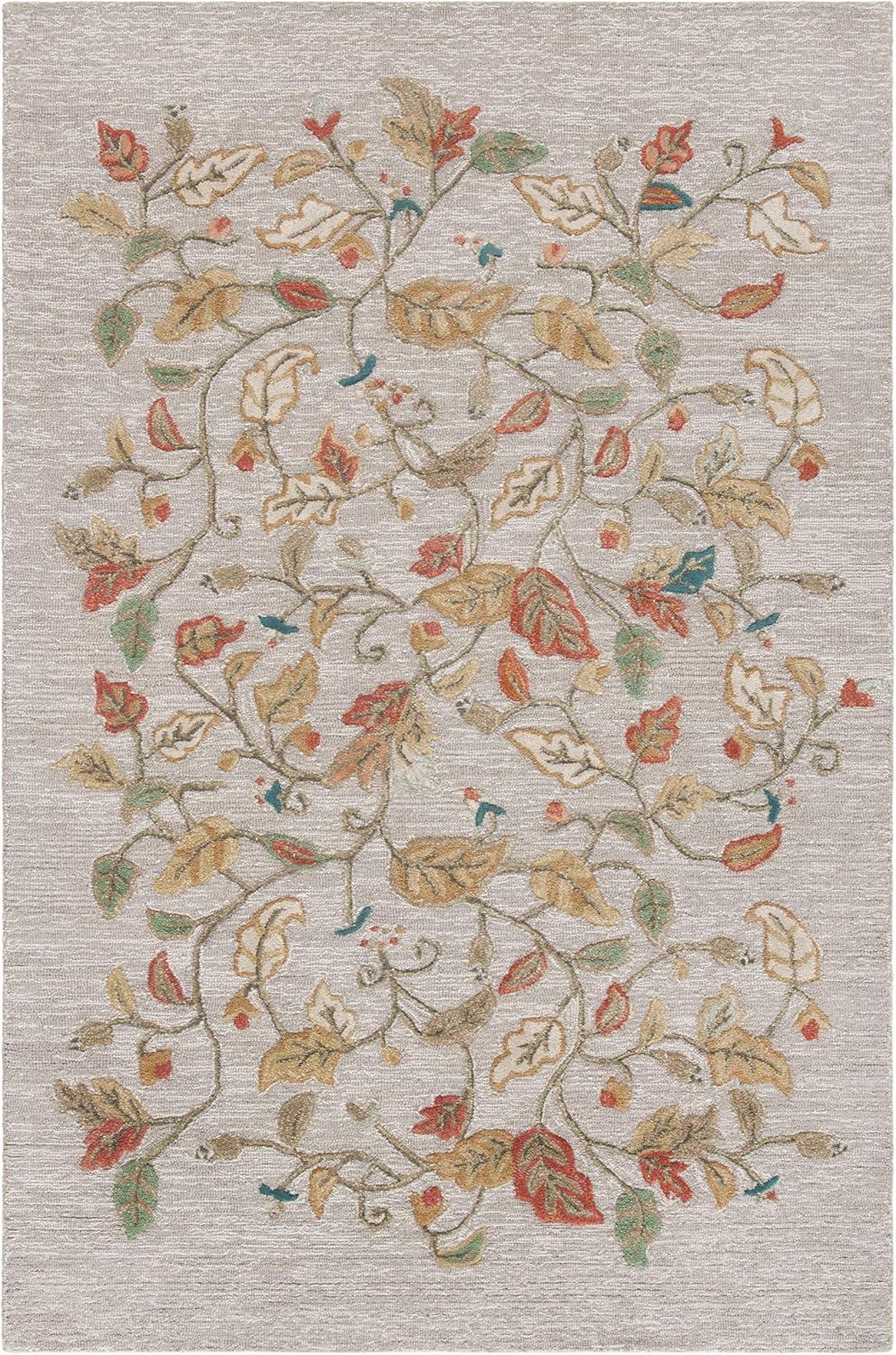 imageMartha Stewart x SAFAVIEH Area Rug Collection 8 x 10 Persimmon Red Handmade Wool amp Viscose Ideal for Living Room Bedroom Office Dining Space MSR3611APersimmon Red
