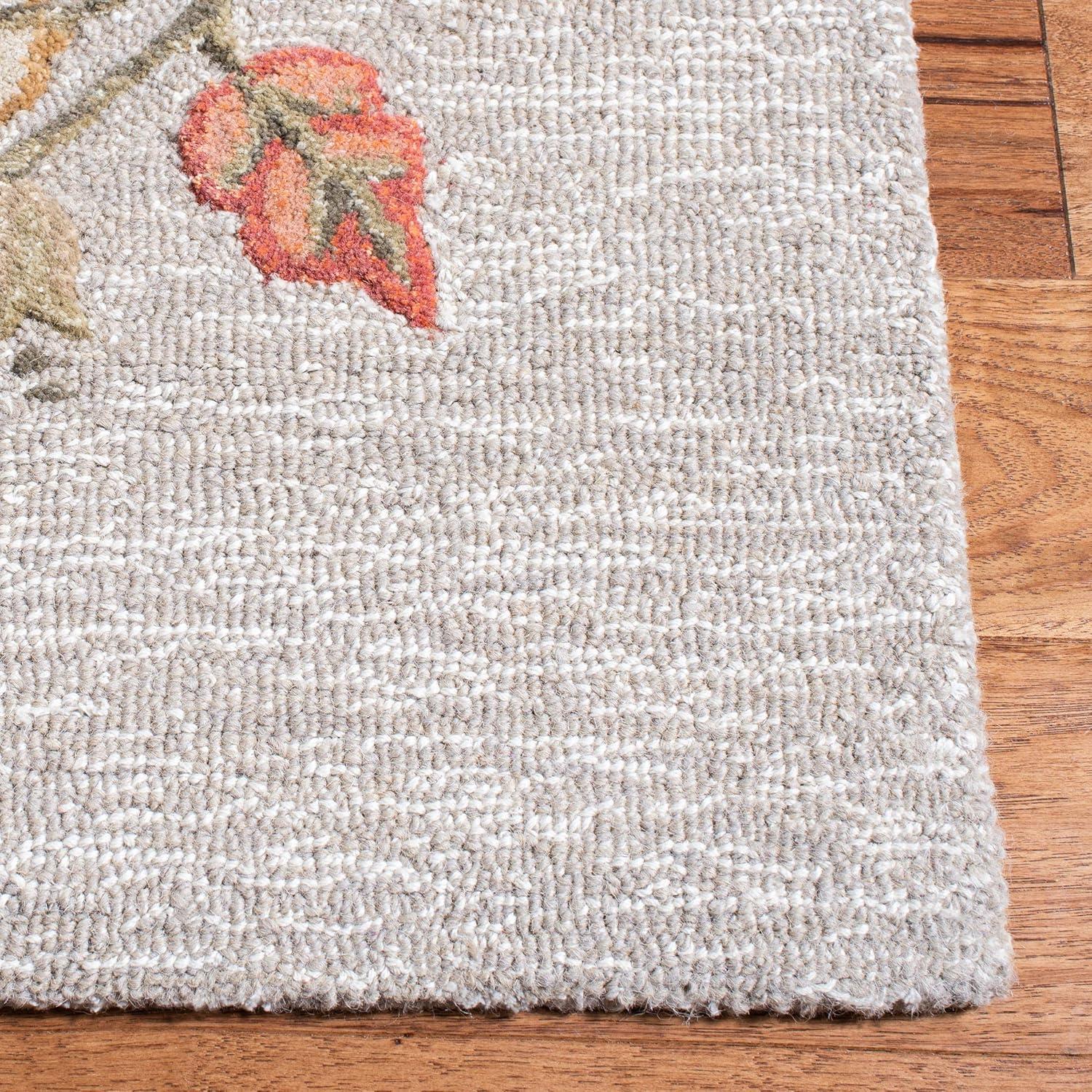 imageMartha Stewart x SAFAVIEH Area Rug Collection 8 x 10 Persimmon Red Handmade Wool amp Viscose Ideal for Living Room Bedroom Office Dining Space MSR3611APersimmon Red