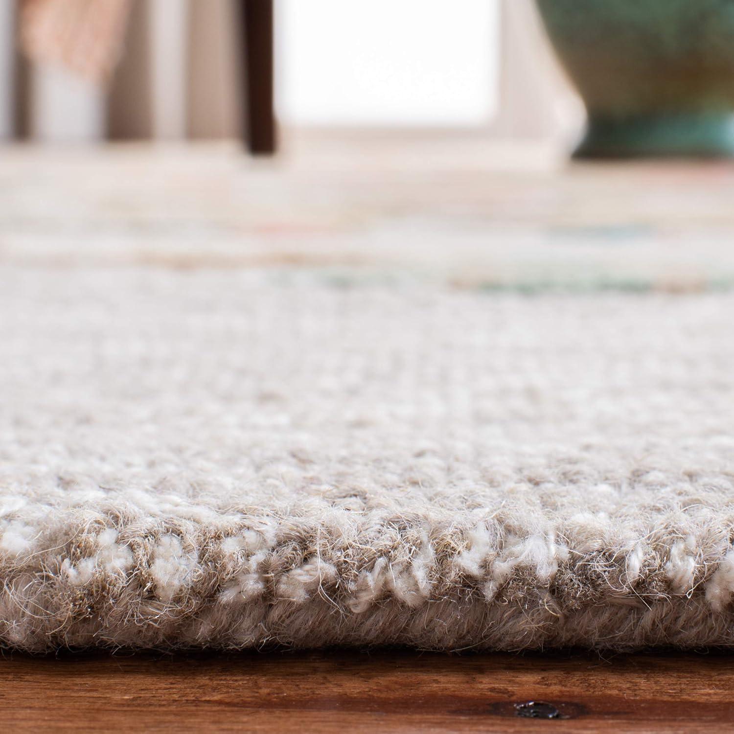 imageMartha Stewart x SAFAVIEH Area Rug Collection 8 x 10 Persimmon Red Handmade Wool amp Viscose Ideal for Living Room Bedroom Office Dining Space MSR3611APersimmon Red