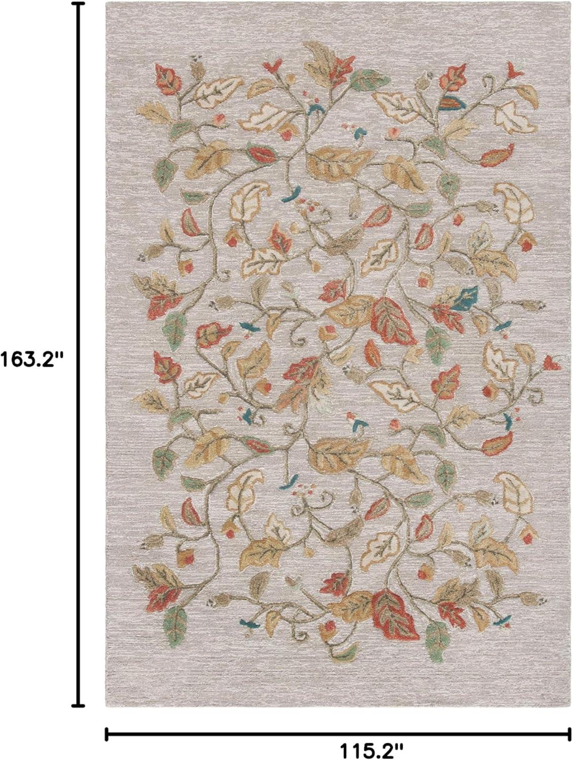 imageMartha Stewart x SAFAVIEH Area Rug Collection 8 x 10 Persimmon Red Handmade Wool amp Viscose Ideal for Living Room Bedroom Office Dining Space MSR3611APersimmon Red