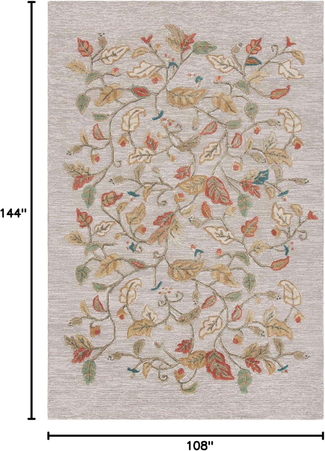 imageMartha Stewart x SAFAVIEH Area Rug Collection 8 x 10 Persimmon Red Handmade Wool amp Viscose Ideal for Living Room Bedroom Office Dining Space MSR3611APersimmon Red