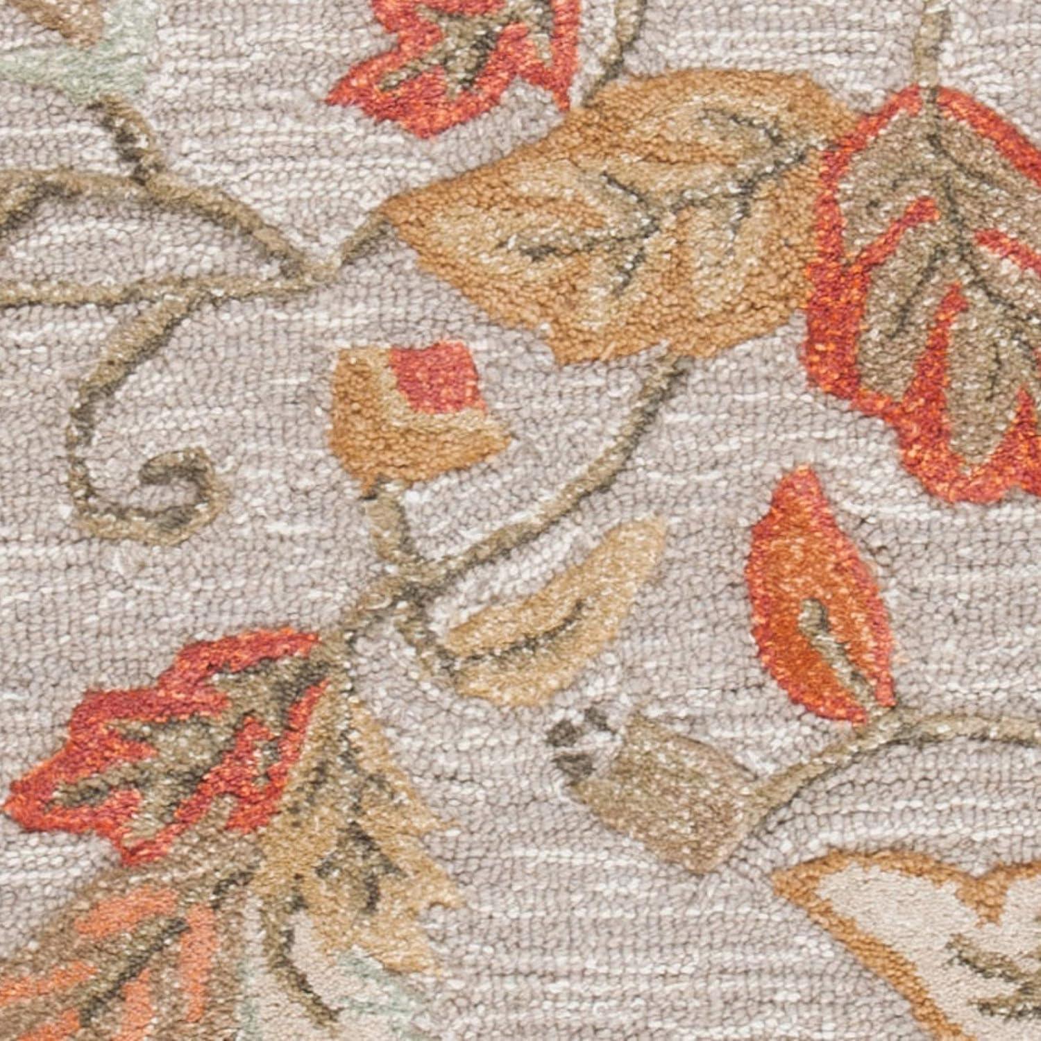 imageMartha Stewart x SAFAVIEH Area Rug Collection 8 x 10 Persimmon Red Handmade Wool amp Viscose Ideal for Living Room Bedroom Office Dining Space MSR3611APersimmon Red