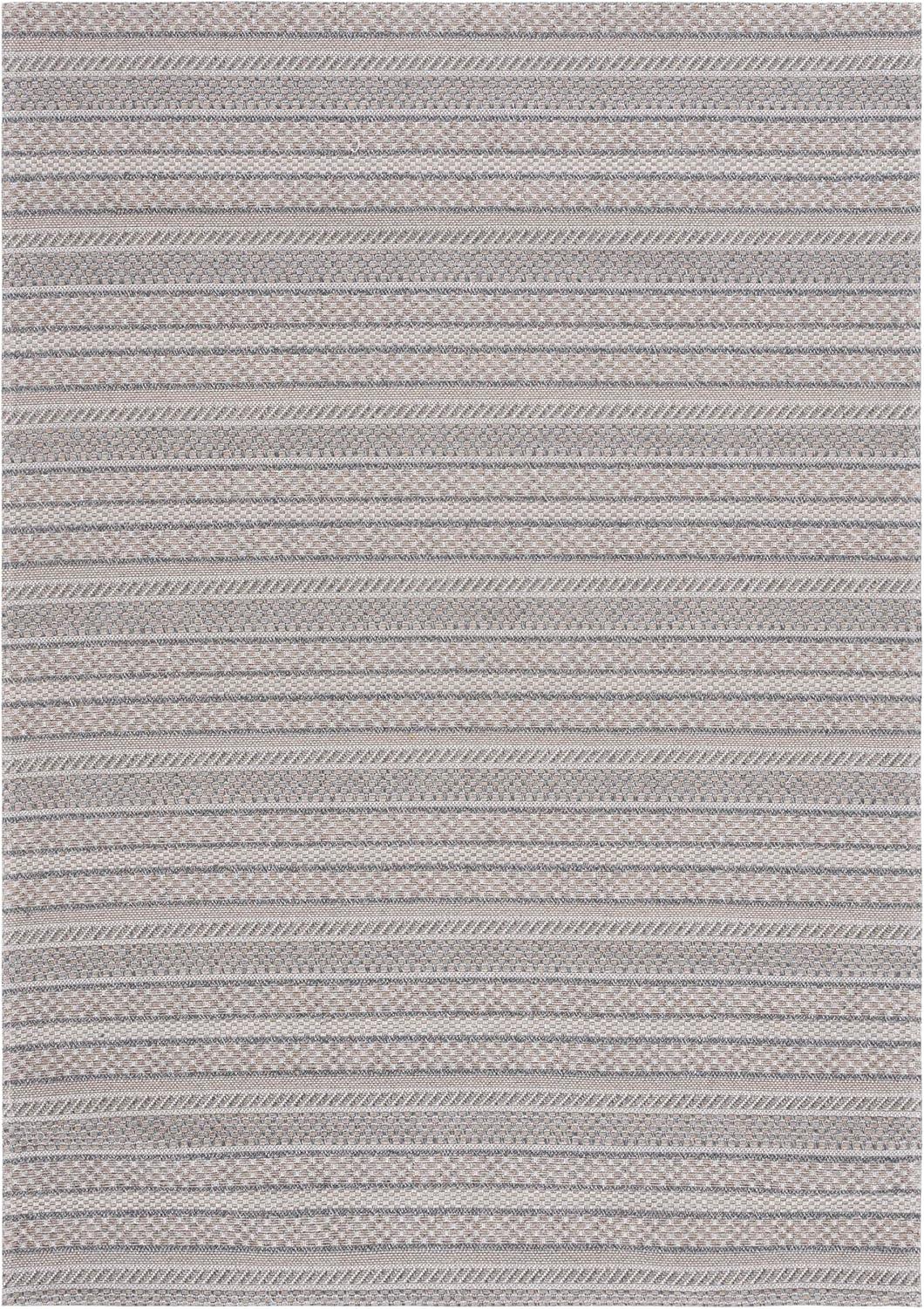 imageMartha Stewart x SAFAVIEH Area Rug Collection 8 x 10 Taupe amp Beige Cotton Ideal for Living Room Bedroom Office Dining Space MSR412EGreyTaupe