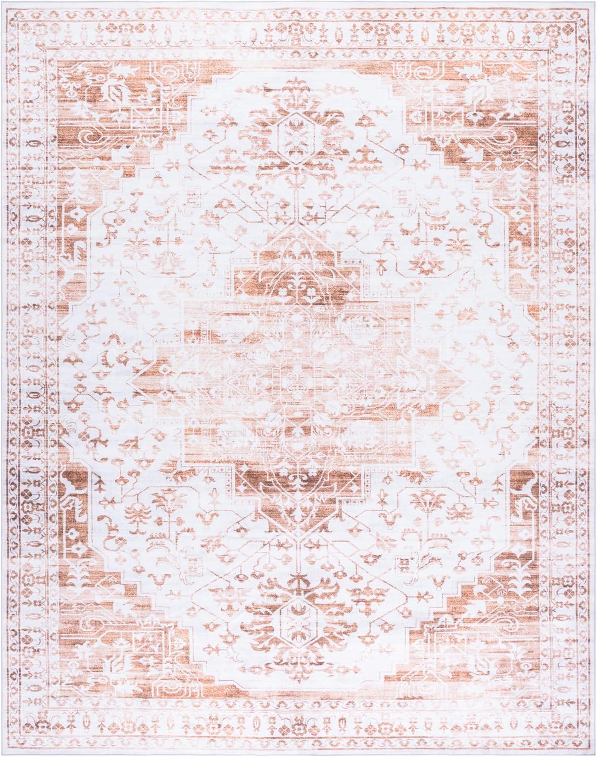 imageMartha Stewart x SAFAVIEH Machine Washable Area Rug Collection 5 x 8 Beige amp Gold Slip Resistant amp Easy Cleaning Ideal for Ideal for Living Room Bedroom Dining Space MSRW127BBeigeGold