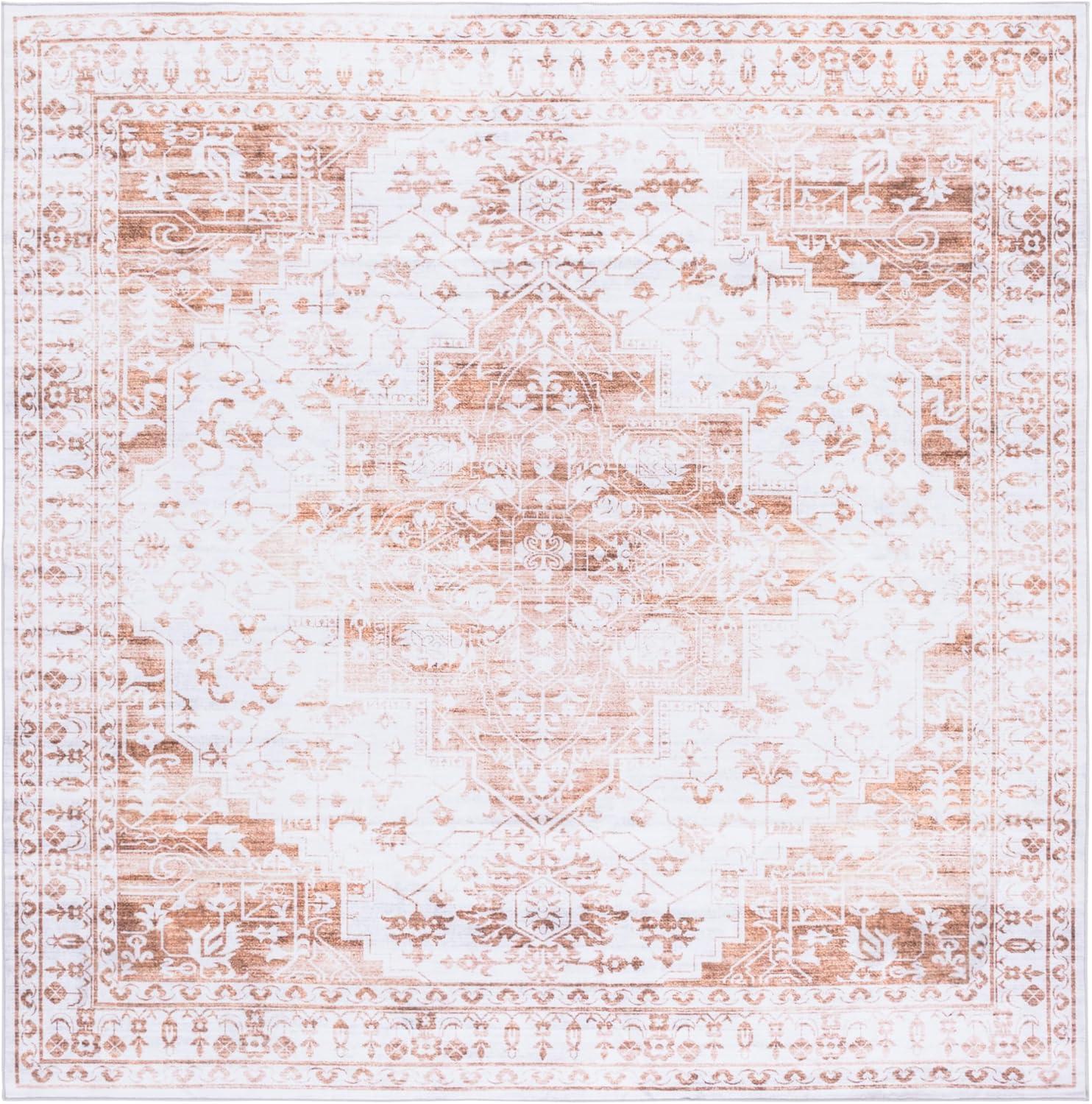 imageMartha Stewart x SAFAVIEH Machine Washable Area Rug Collection 5 x 8 Beige amp Gold Slip Resistant amp Easy Cleaning Ideal for Ideal for Living Room Bedroom Dining Space MSRW127BBeigeGold