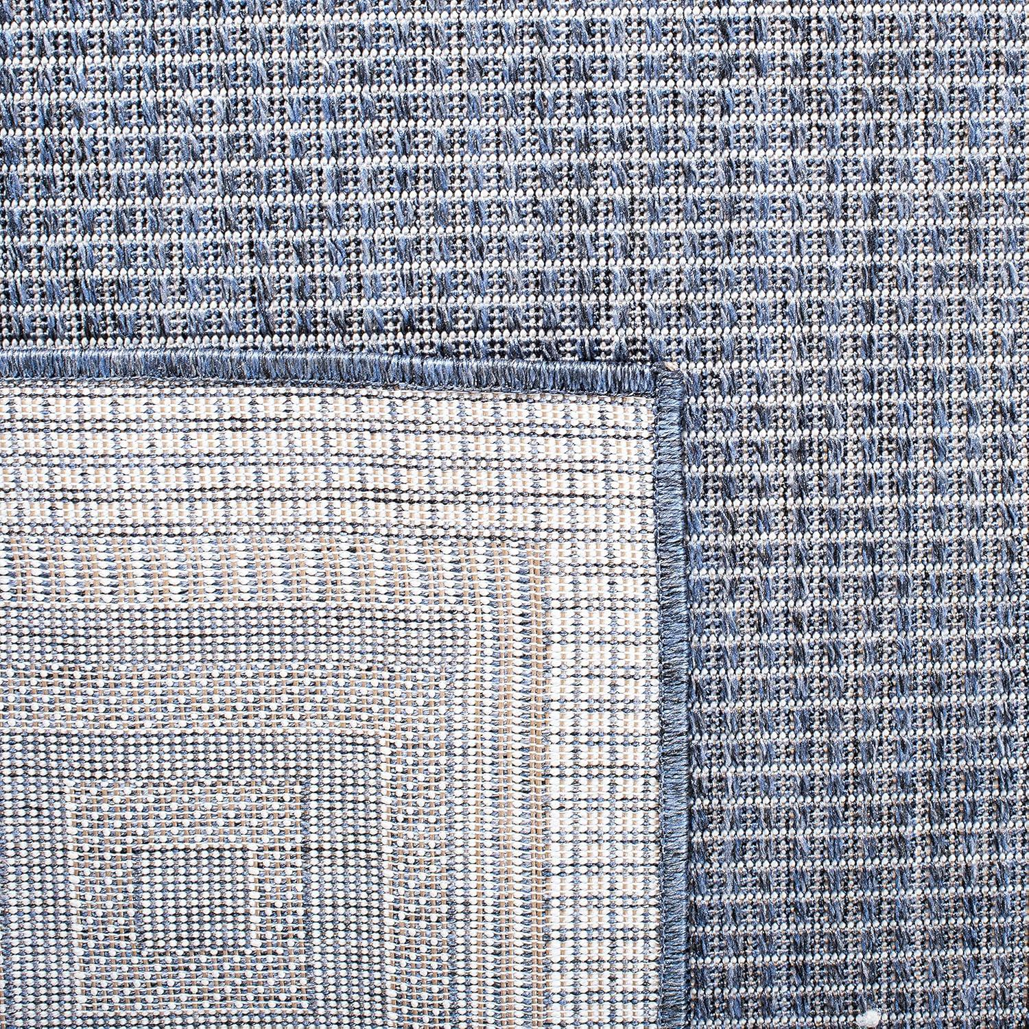 imageMartha Stewart x SAFAVIEH Outdoor Area Rug Collection 8 x 10 Grey Weather Resistant amp Washable Ideal for Patio Backyard Mudroom Deck Dining Space MSRO331FGreyCream