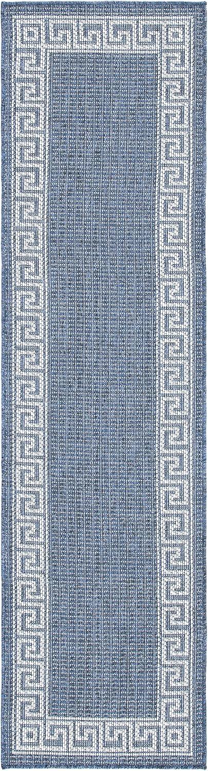 imageMartha Stewart x SAFAVIEH Outdoor Area Rug Collection 8 x 10 Grey Weather Resistant amp Washable Ideal for Patio Backyard Mudroom Deck Dining Space MSRO331FGreyCream