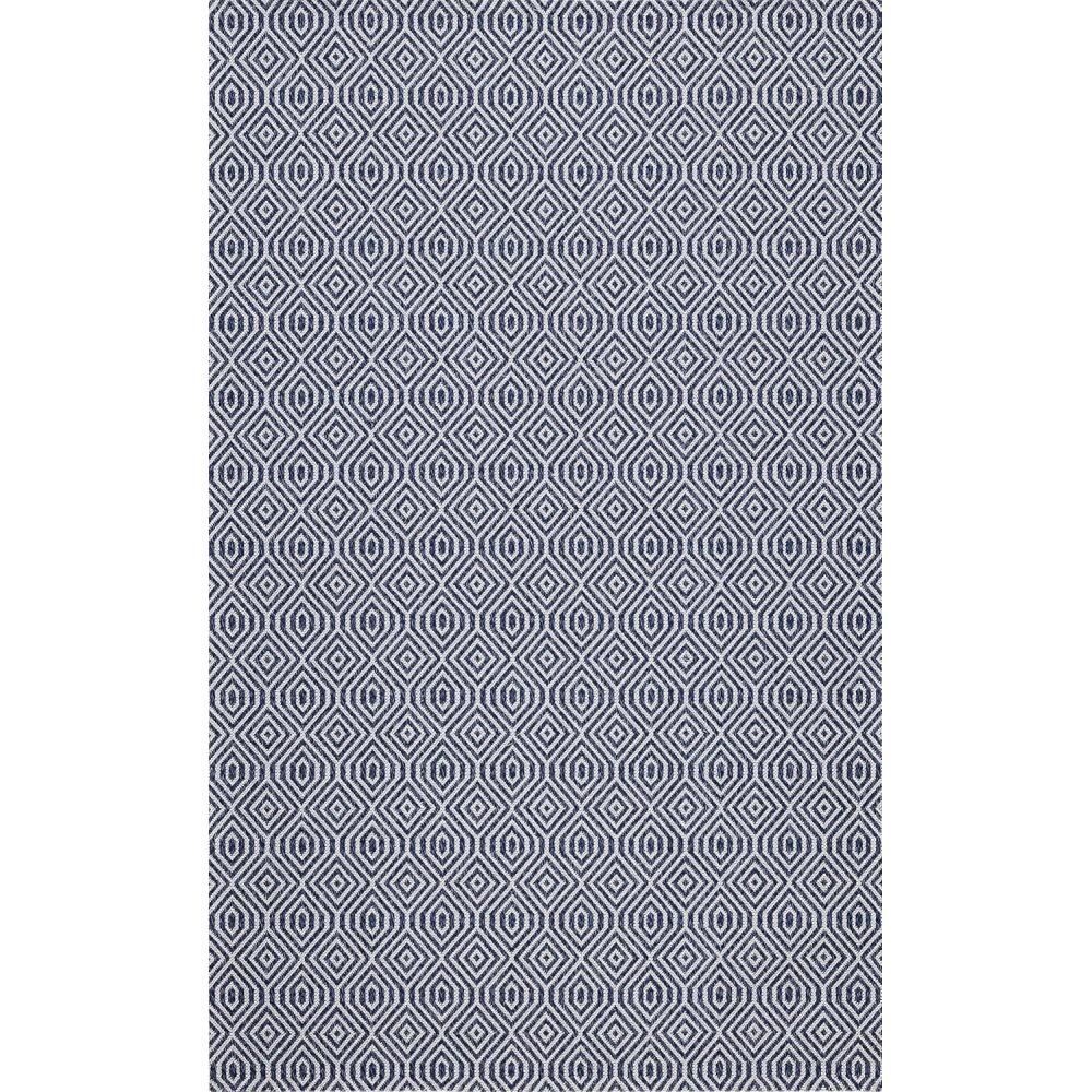 imageMartha Stewart x SAFAVIEH Area Rug Collection 8 x 10 Blue amp Grey Flat Weave Cotton Ideal for Living Room Bedroom Office Dining Space MSR401M