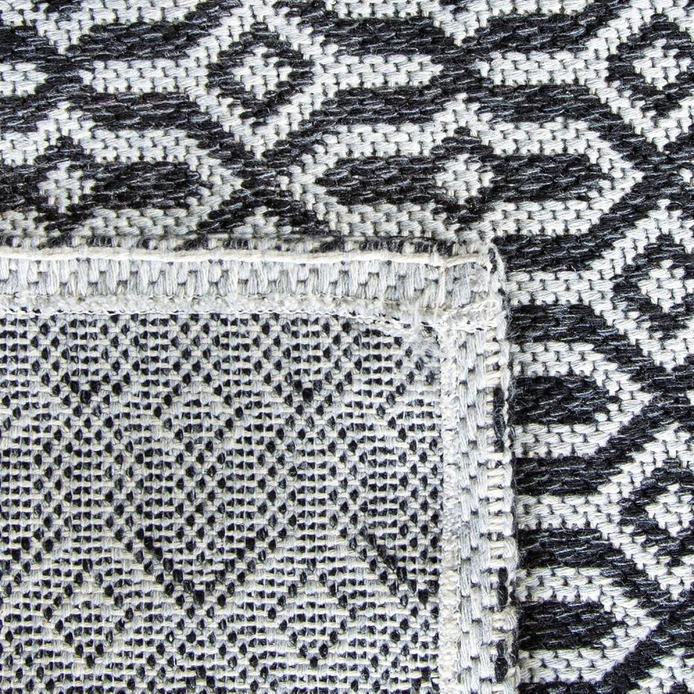 imageMartha Stewart x SAFAVIEH Area Rug Collection 8 x 10 Charcoal amp Grey Cotton Ideal for Living Room Bedroom Office Dining Space MSR411H