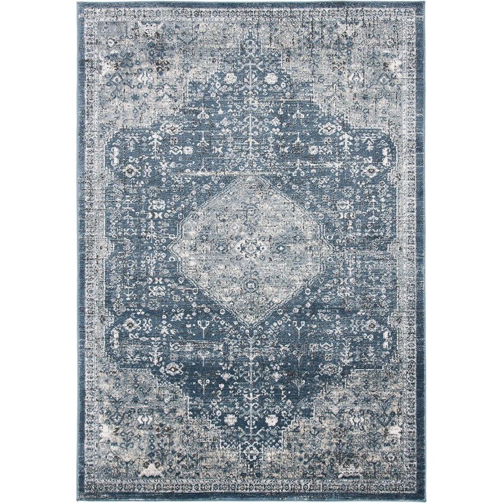 imageMartha Stewart x SAFAVIEH Area Rug Collection 8 x 10 Navy amp Ivory NonShedding amp Easy Cleaning Ideal for Living Room Bedroom Office Dining Space MSR858N