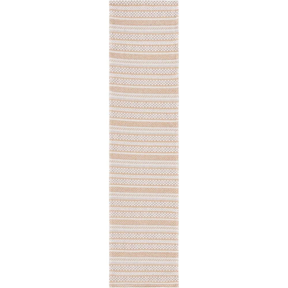 imageMartha Stewart x SAFAVIEH Area Rug Collection 8 x 10 Taupe amp Beige Cotton Ideal for Living Room Bedroom Office Dining Space MSR412ETaupeBeige