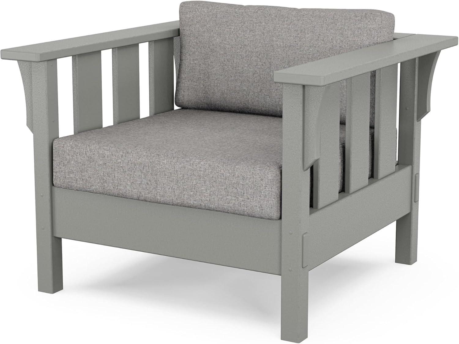 imageMartha Stewart by POLYWOOD Acadia 4Piece Deep Seating Set with Sofa in Slate Grey Ash CharcoalGrey Mist
