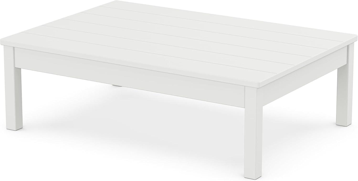 imageMartha Stewart by POLYWOOD Acadia 4Piece Deep Seating Set with Sofa in White Trellis Sky BlueCabana Stripe Marine Indigo