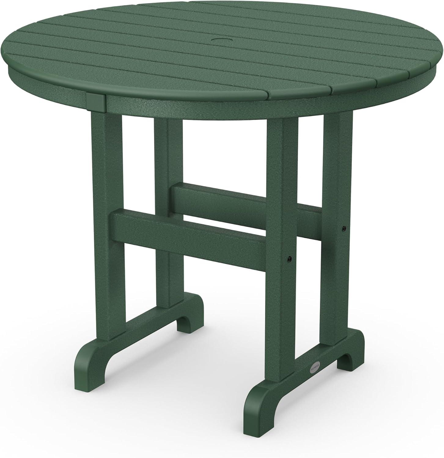 imageMartha Stewart by POLYWOOD Chinoiserie 3Piece Farmhouse Dining Set in MahoganyGreen