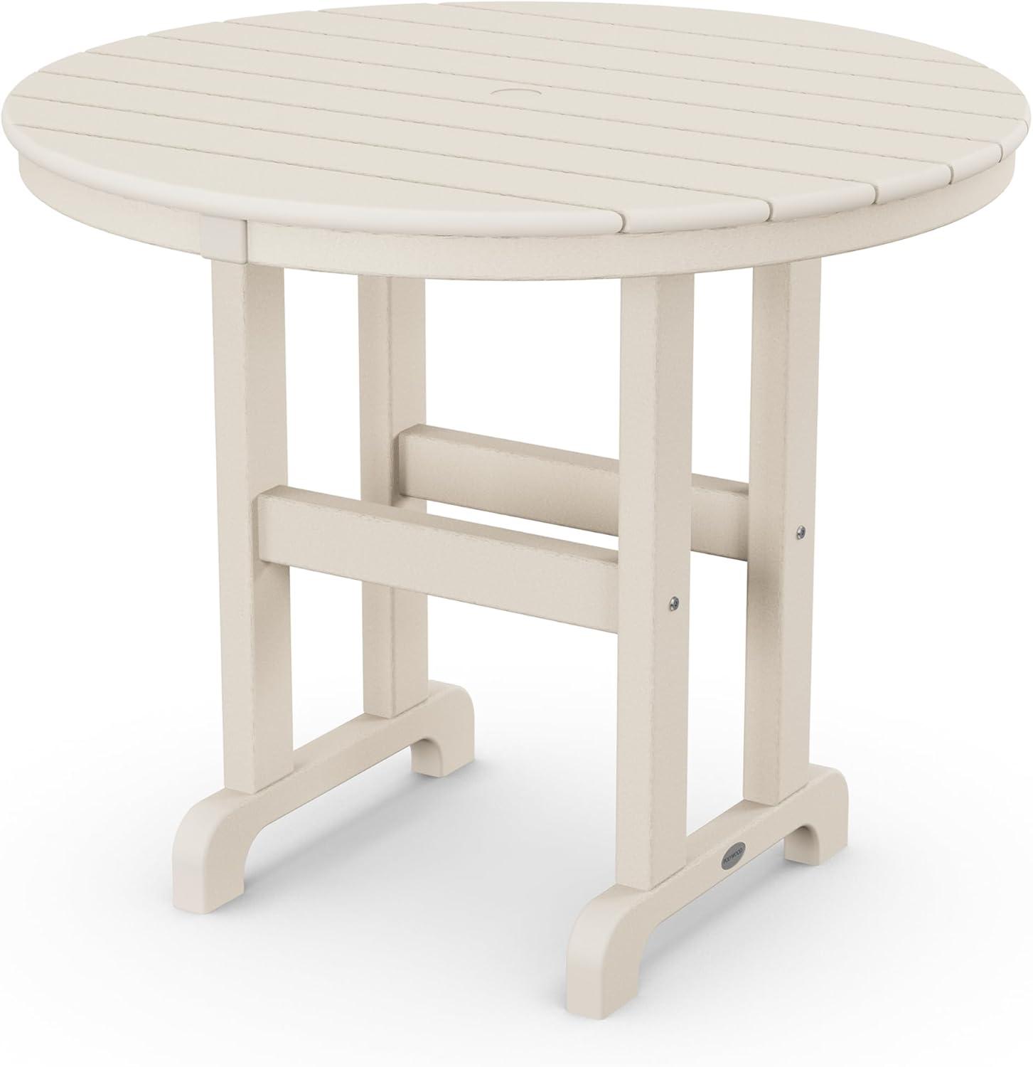 imageMartha Stewart by POLYWOOD Chinoiserie 3Piece Farmhouse Dining Set in MahoganySand