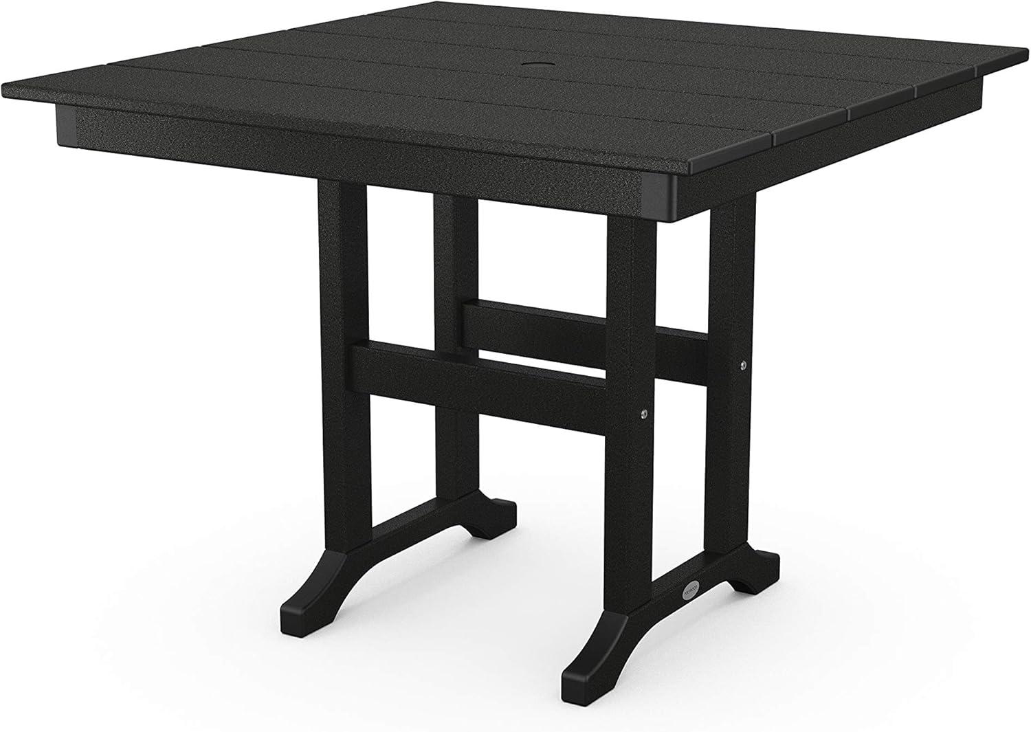 imageMartha Stewart by POLYWOOD Chinoiserie 5Piece Farmhouse Dining Set in WhiteBlack