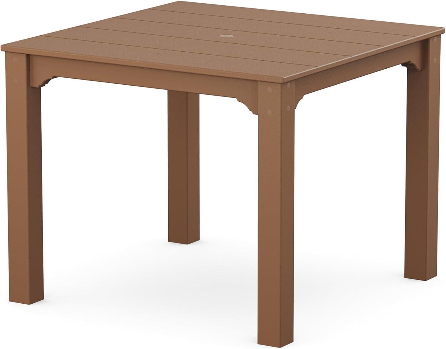 imageMartha Stewart by POLYWOOD Chinoiserie 5Piece Parsons Dining Set Exclusive in GreenTeak