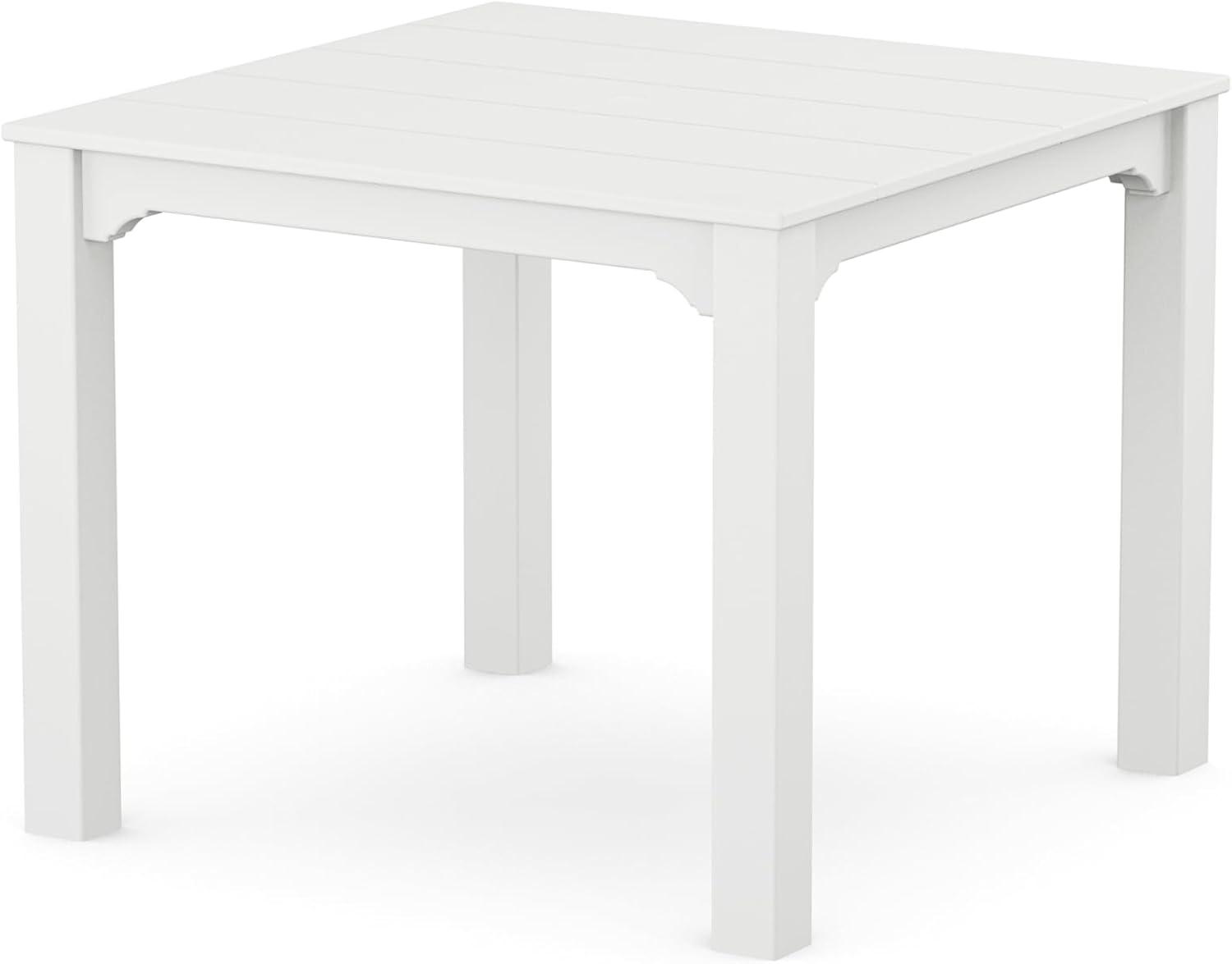 imageMartha Stewart by POLYWOOD Chinoiserie 5Piece Parsons Dining Set Exclusive in GreenWhite