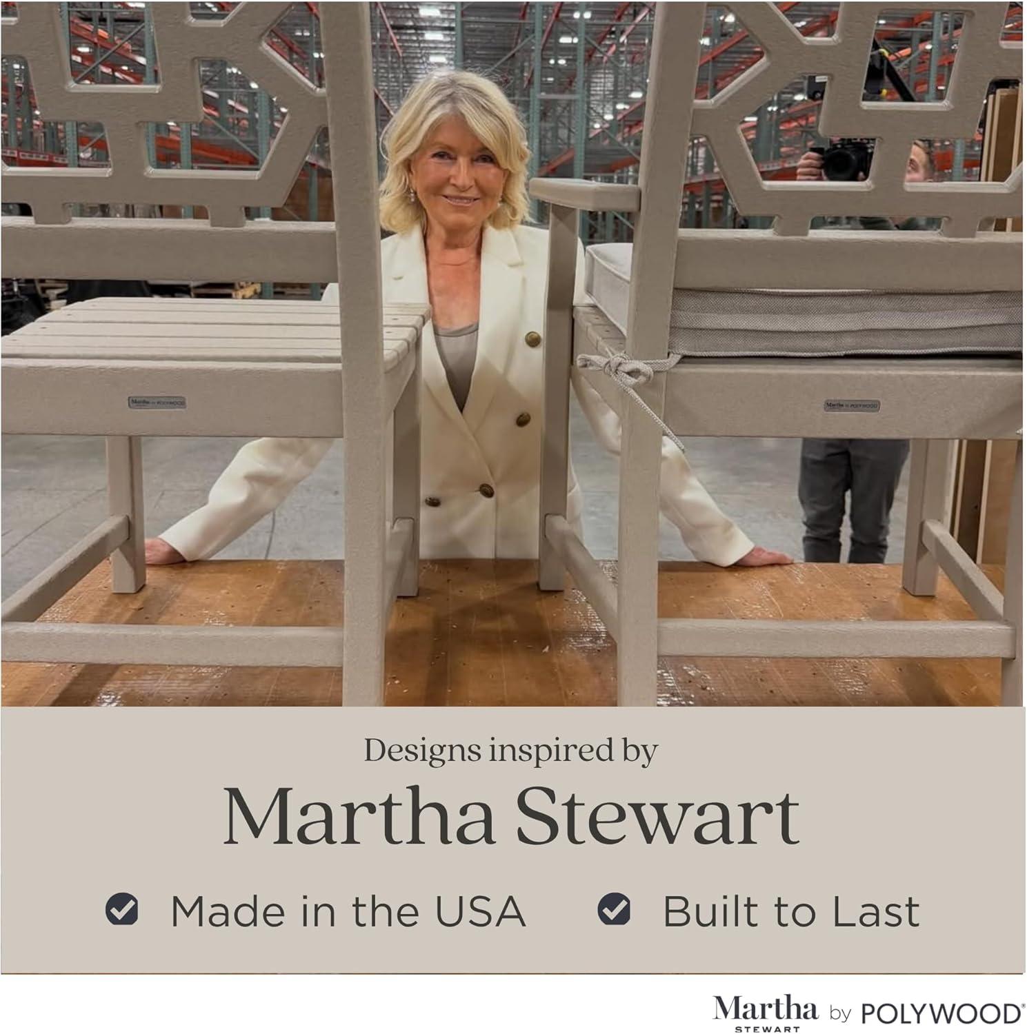 imageMartha Stewart by POLYWOOD Chinoiserie End Table in WhiteWhite