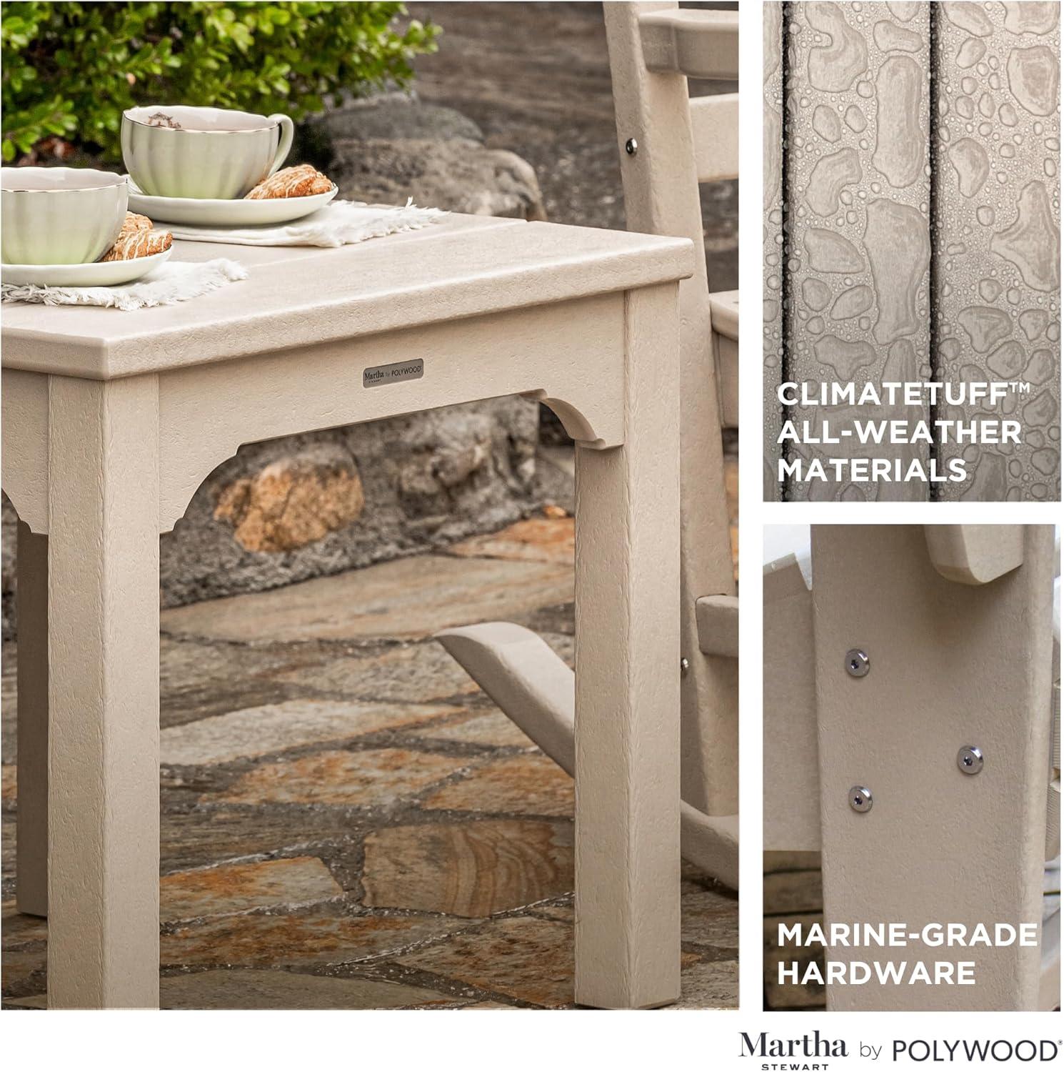 imageMartha Stewart by POLYWOOD Chinoiserie End Table in WhiteWhite