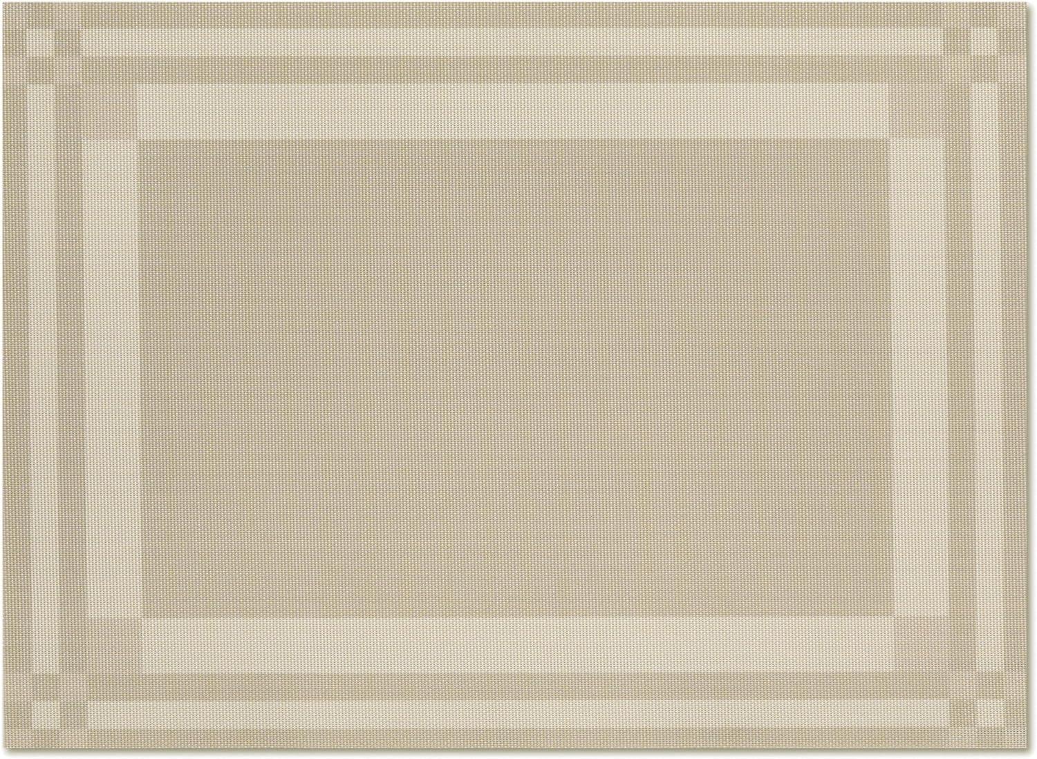 imageMartha by Martha Stewart Chilewich Handkerchief Placemats in Burnt Coral Set of 4 Easy Care Woven Tabletop Textiles IndoorOutdoor 19 x 14 RectangleFlax