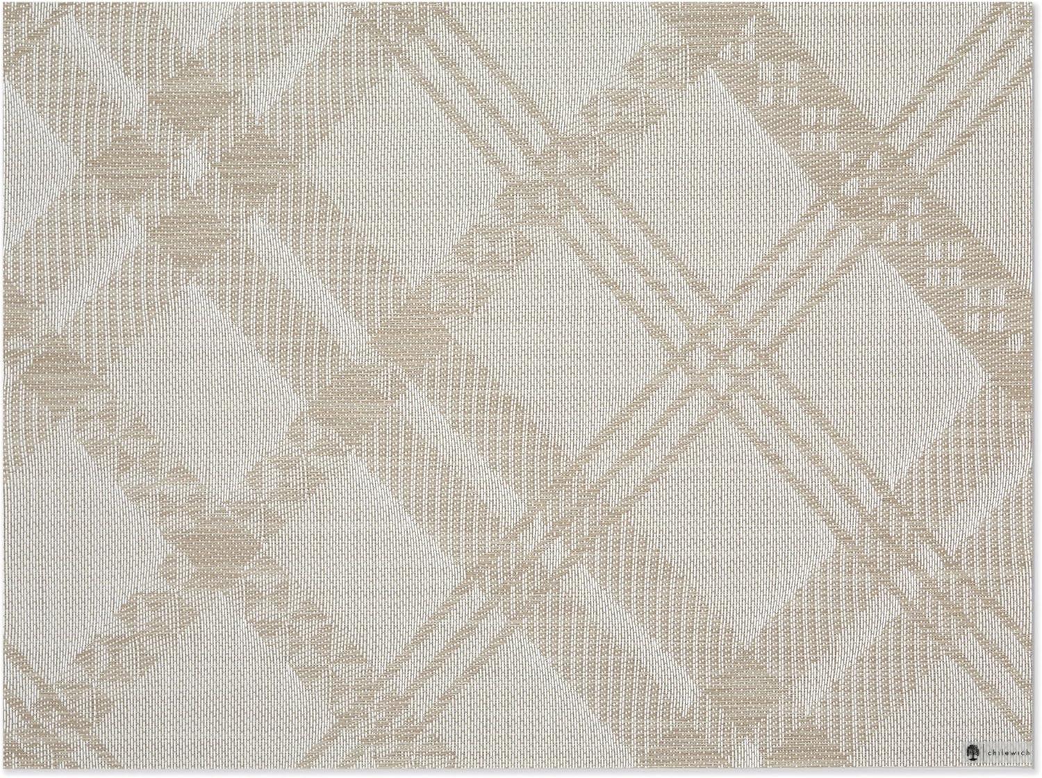 imageMartha by Martha Stewart Chilewich Ribbons Placemats in Burnt Coral Set of 4 Easy Care Woven Tabletop Textiles IndoorOutdoor 19 x 14 RectangleFlax