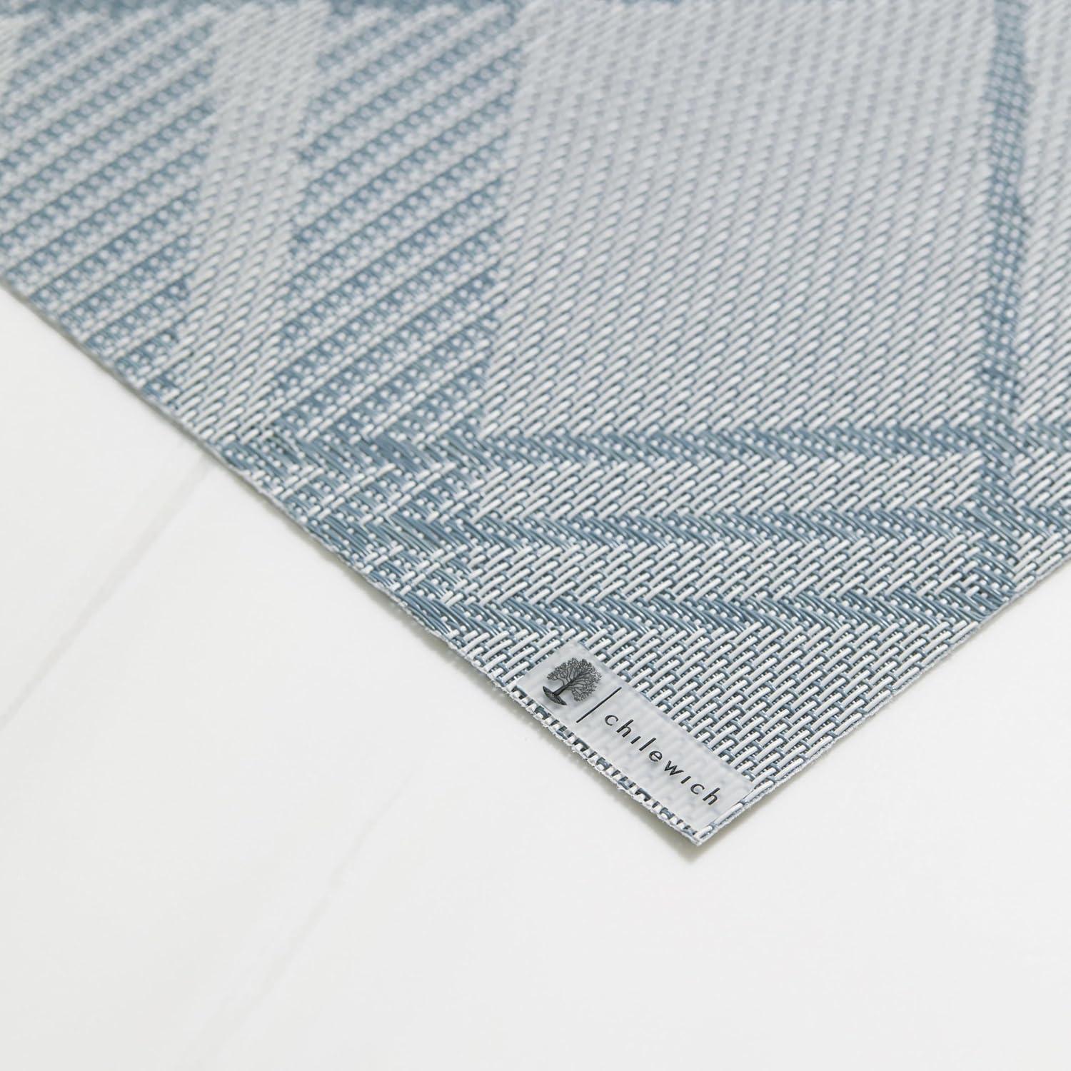 imageMartha by Martha Stewart Chilewich Ribbons Placemats in Burnt Coral Set of 4 Easy Care Woven Tabletop Textiles IndoorOutdoor 19 x 14 RectangleSea