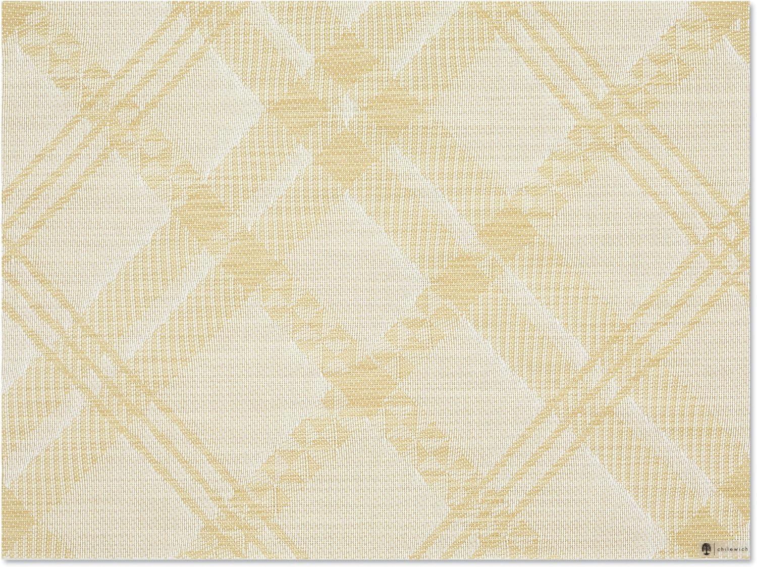 imageMartha by Martha Stewart Chilewich Ribbons Placemats in Burnt Coral Set of 4 Easy Care Woven Tabletop Textiles IndoorOutdoor 19 x 14 RectangleWheat
