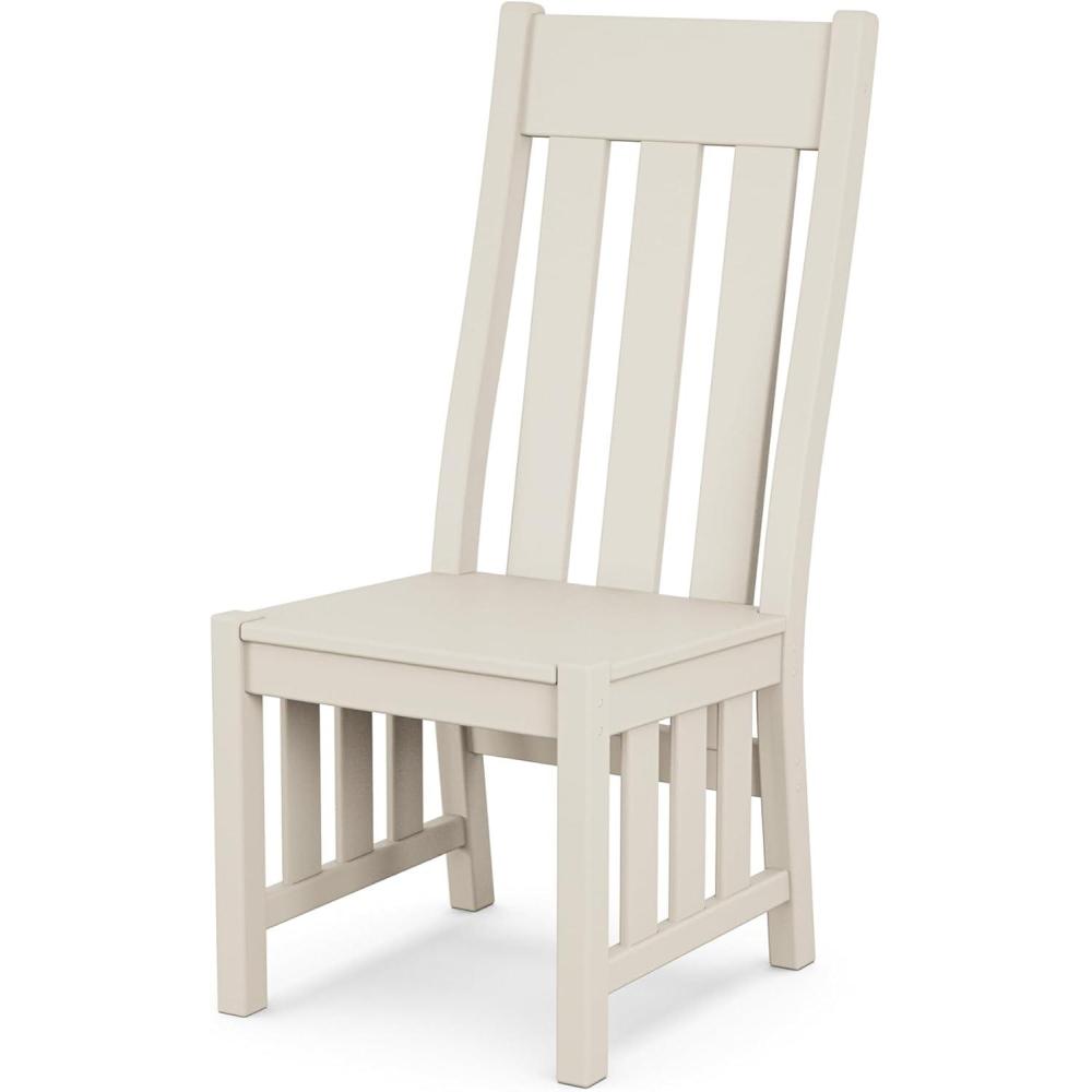 imageMartha Stewart by POLYWOOD Acadia Dining Side Chair in Slate GreySand