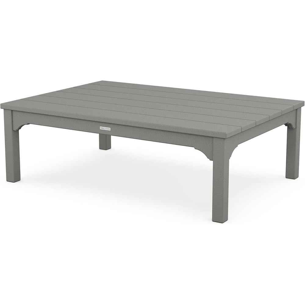imageMartha Stewart by POLYWOOD Chinoiserie Coffee Table in WhiteSlate Grey