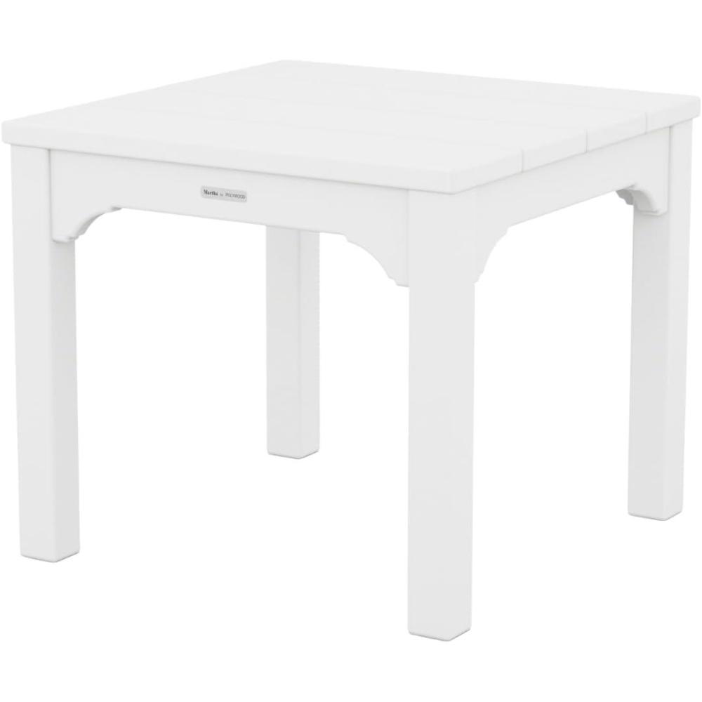 imageMartha Stewart by POLYWOOD Chinoiserie End Table in WhiteWhite