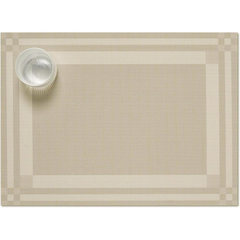 imageMartha by Martha Stewart Chilewich Handkerchief Placemats in Burnt Coral Set of 4 Easy Care Woven Tabletop Textiles IndoorOutdoor 19 x 14 RectangleFlax