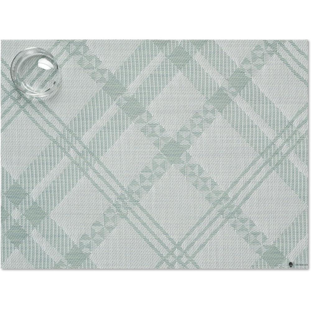 imageMartha by Martha Stewart Chilewich Ribbons Placemats in Burnt Coral Set of 4 Easy Care Woven Tabletop Textiles IndoorOutdoor 19 x 14 RectangleAbalone