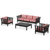Cabana Stripe Crimson